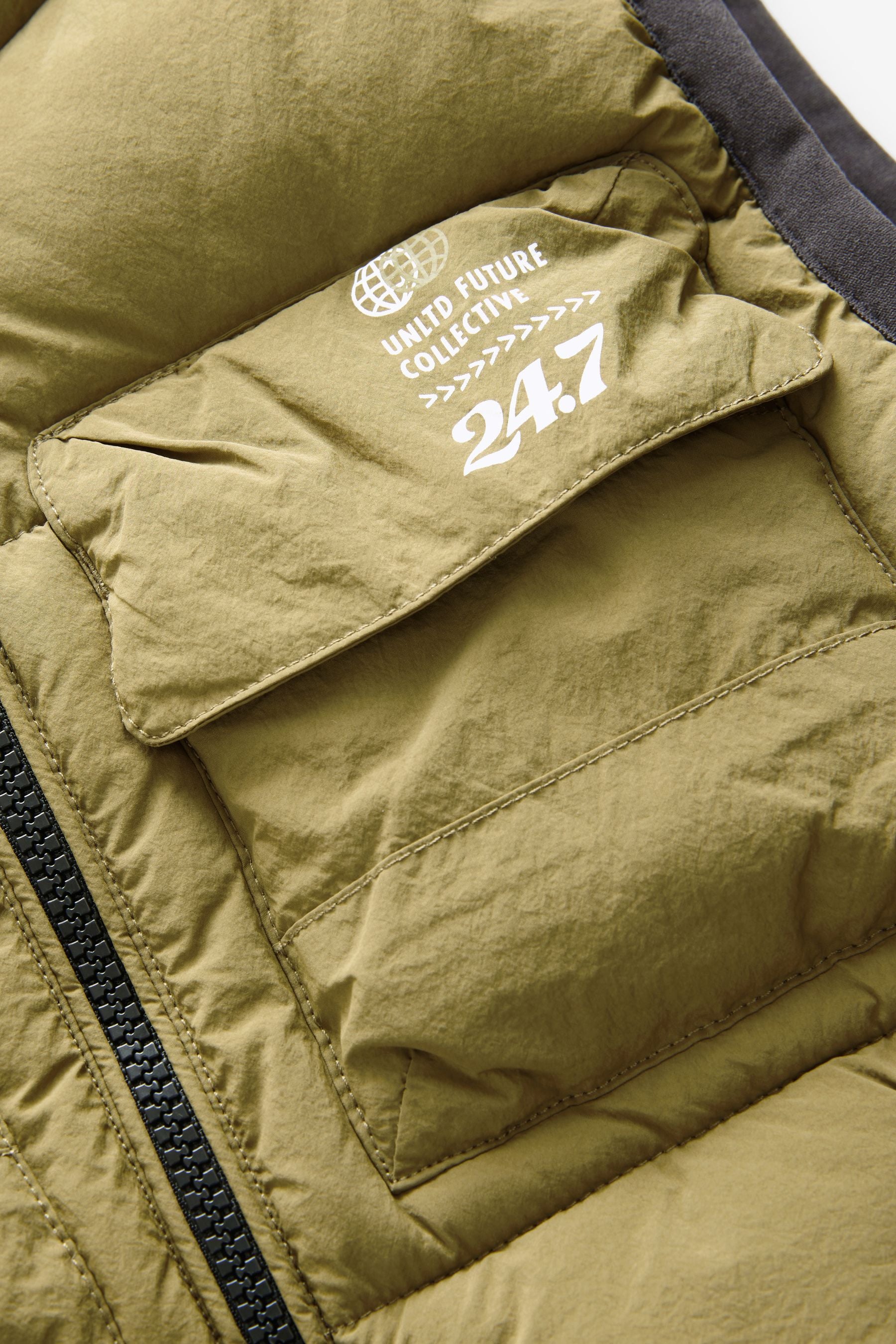 Khaki Green Padded Gilet (3-16yrs)