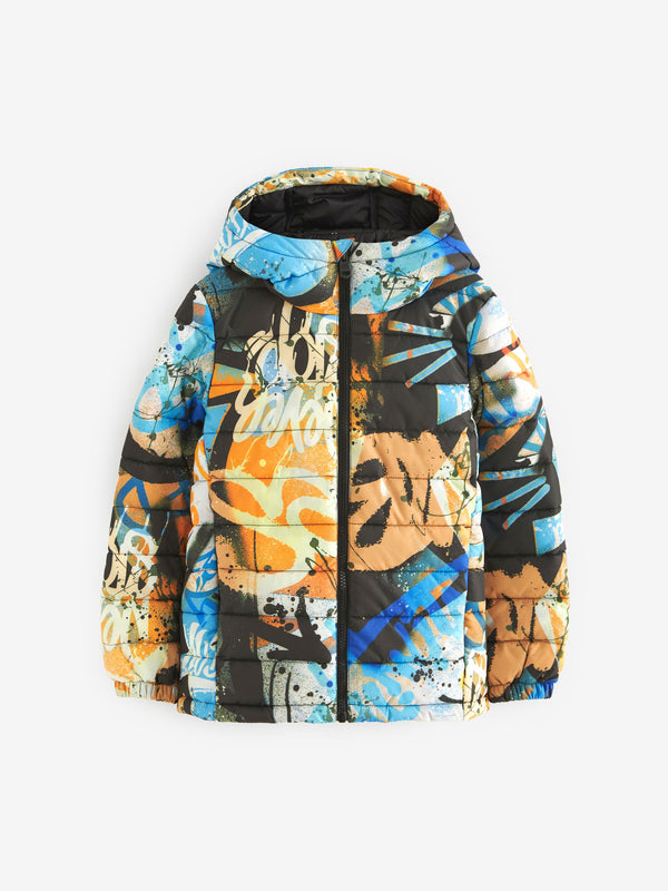 Multi Quilted Midweight Hooded Jacket (3-16yrs)