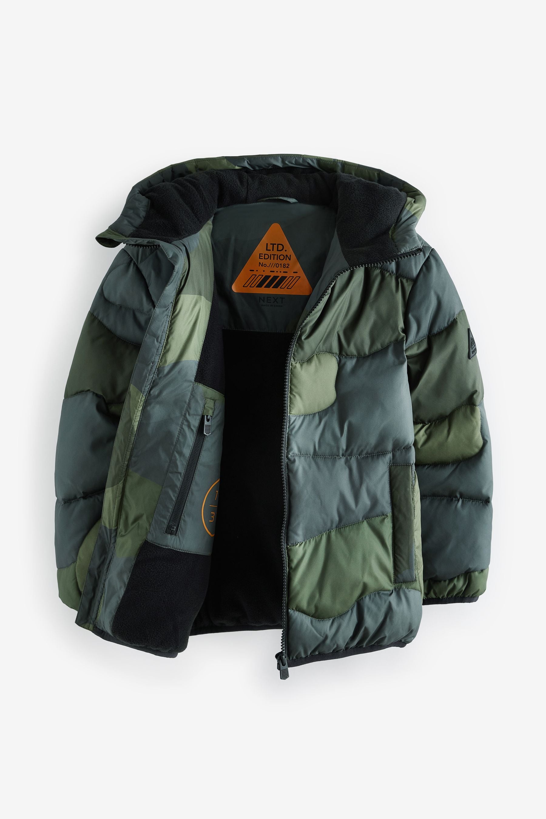 Khaki Quilted Puffer Jacket (3-16yrs)