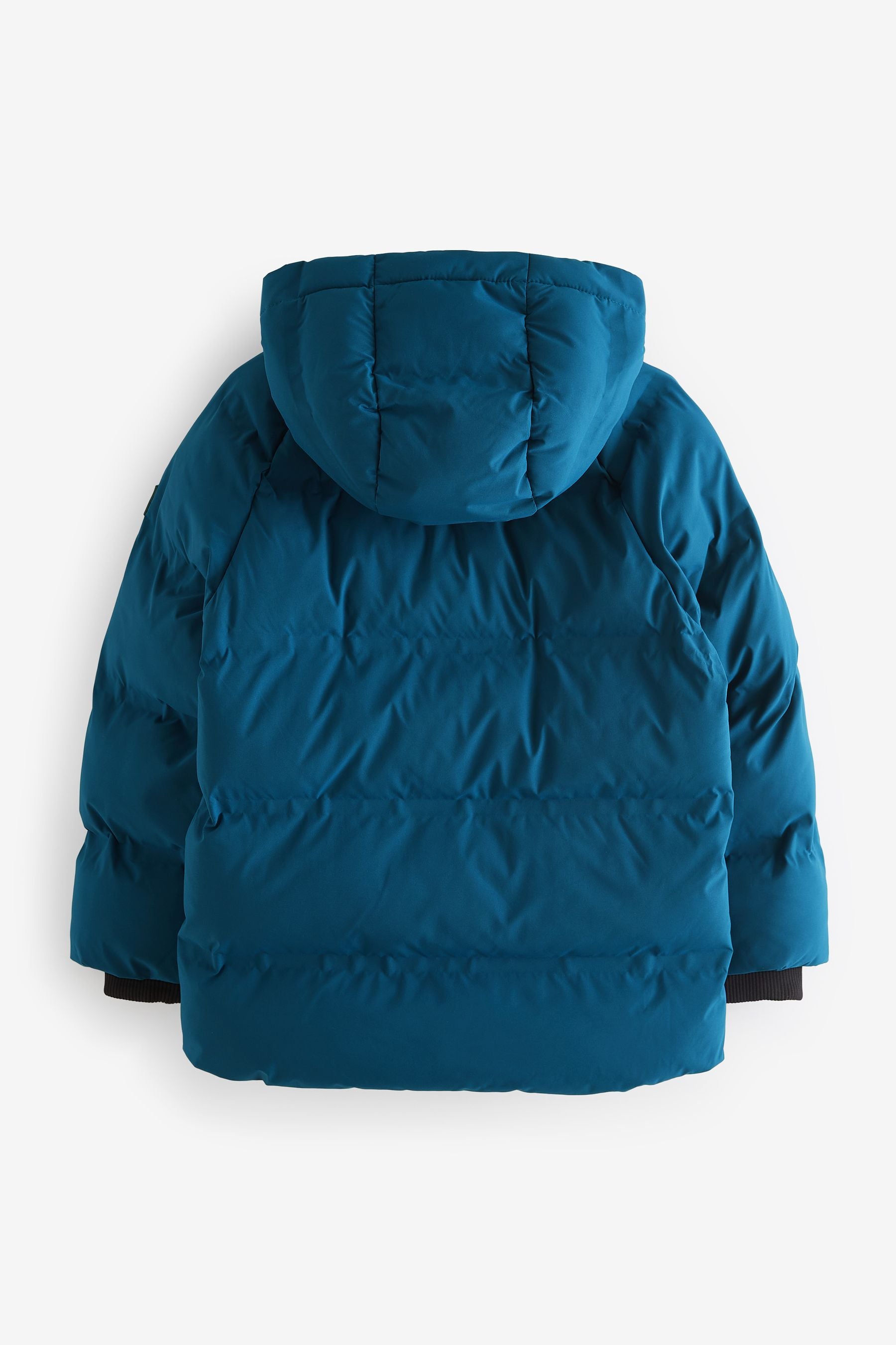 Cobalt Blue Fleece Lined Padded Puffer Jacket (3-17yrs)