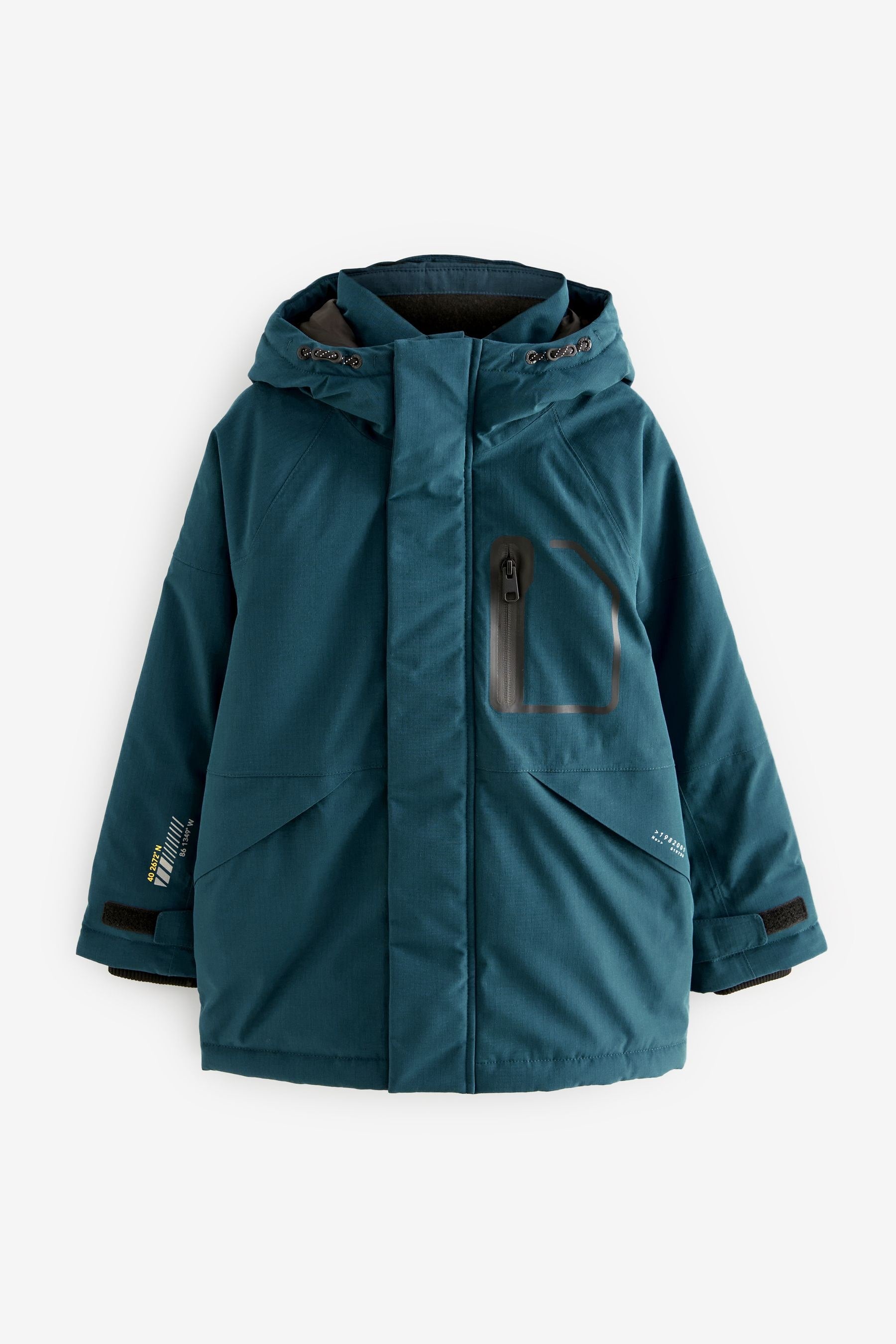 Blue Heavyweight Waterproof Jacket (3-16yrs)