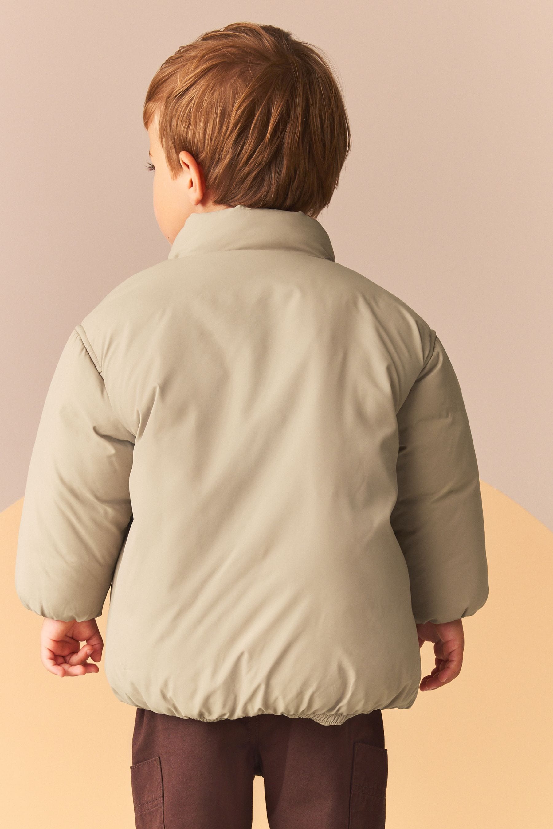 Neutral Puffer Coat (3mths-7yrs)