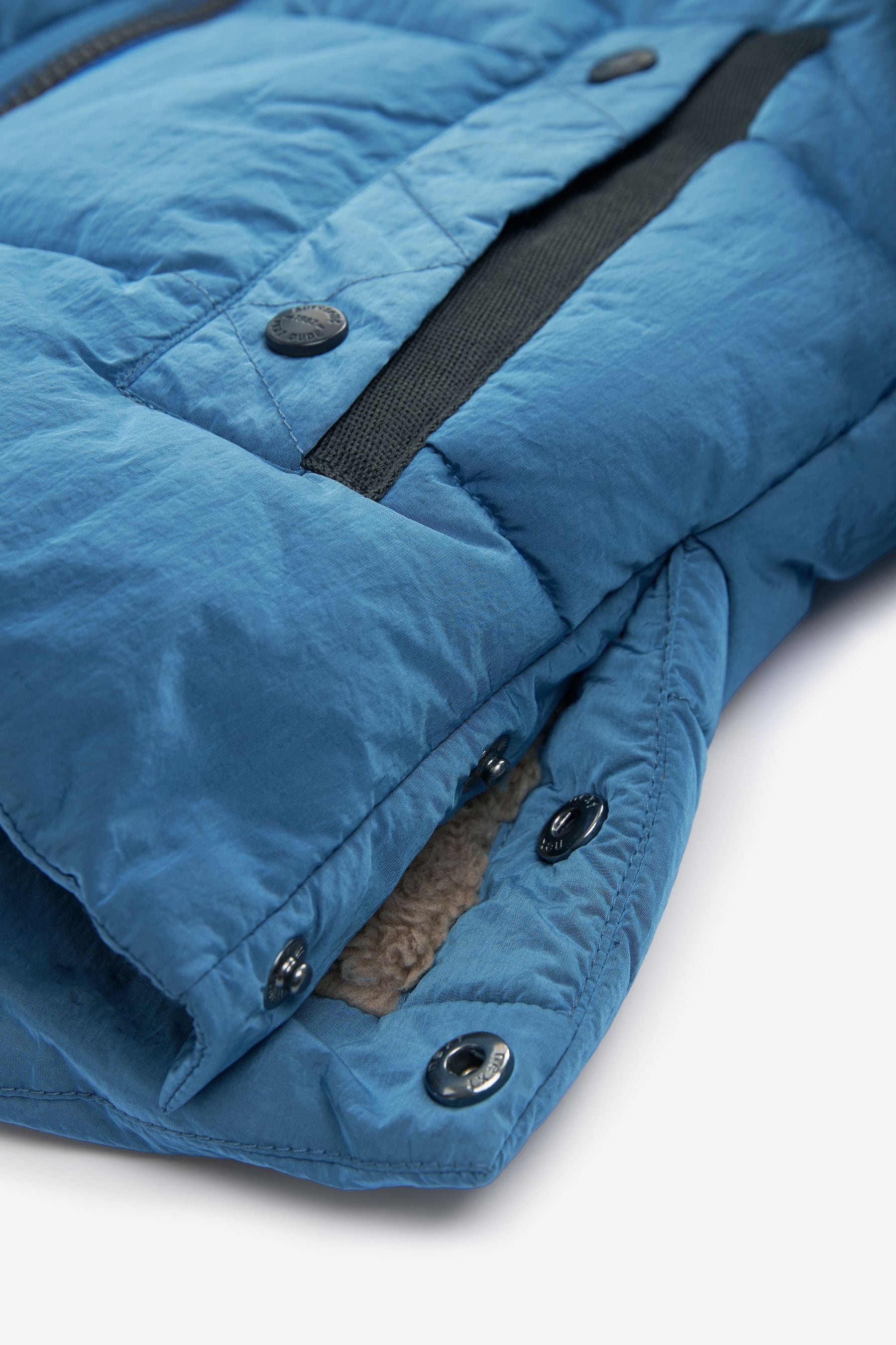 Blue Borg Lined Padded Coat (3mths-7yrs)