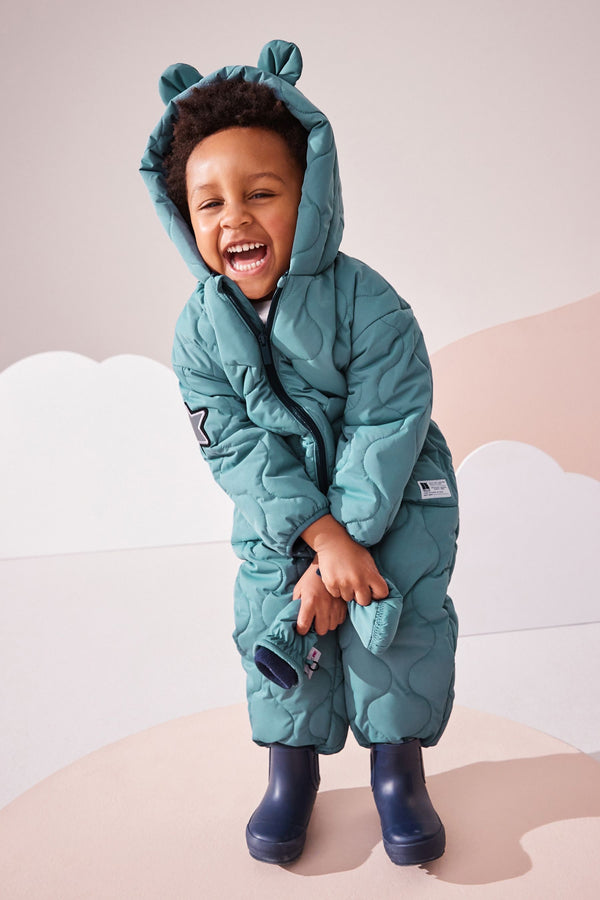 Light Blue Onion Quilt Snowsuit (3mths-7yrs)