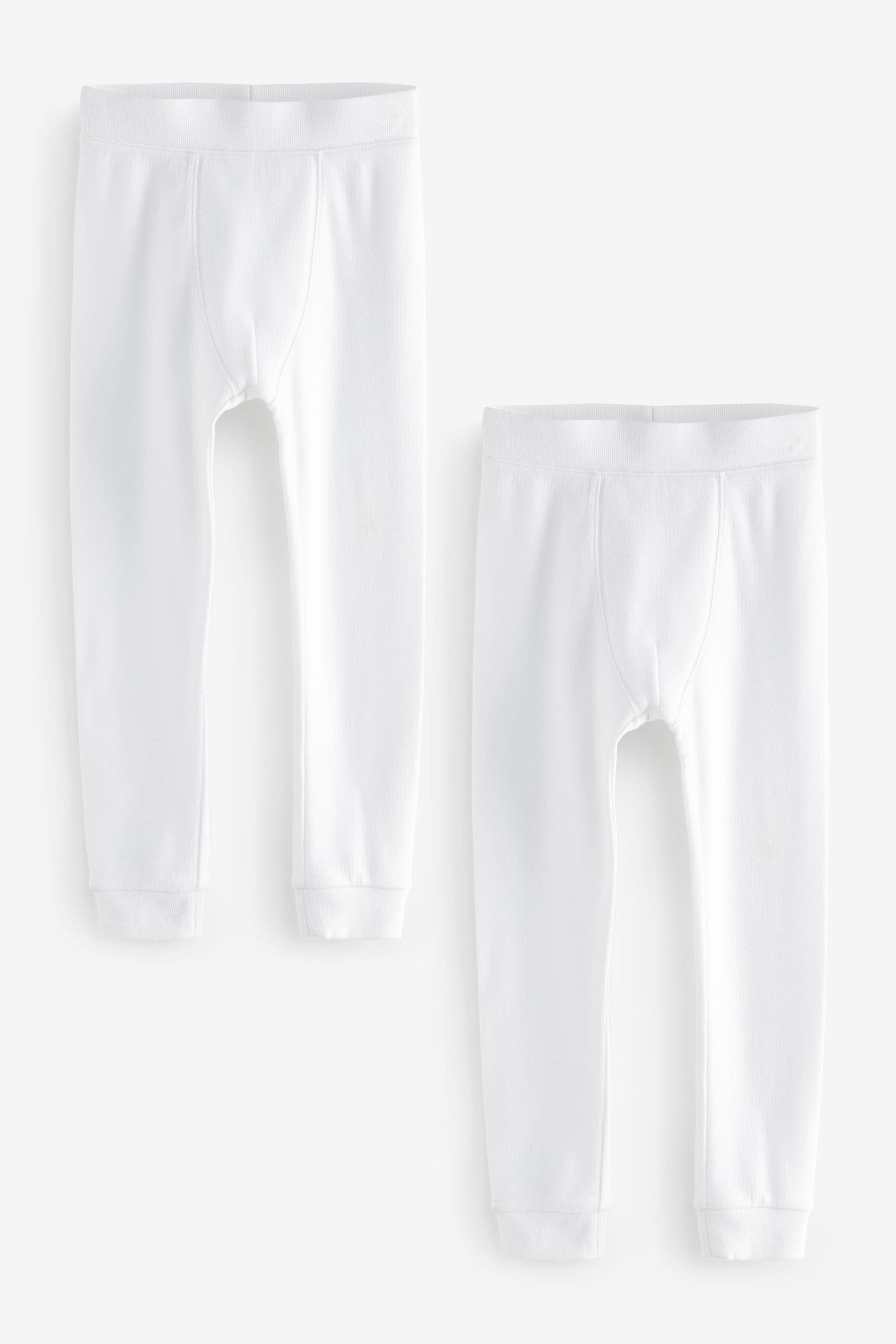 White Thermal Leggings 2 Pack (2-16yrs)