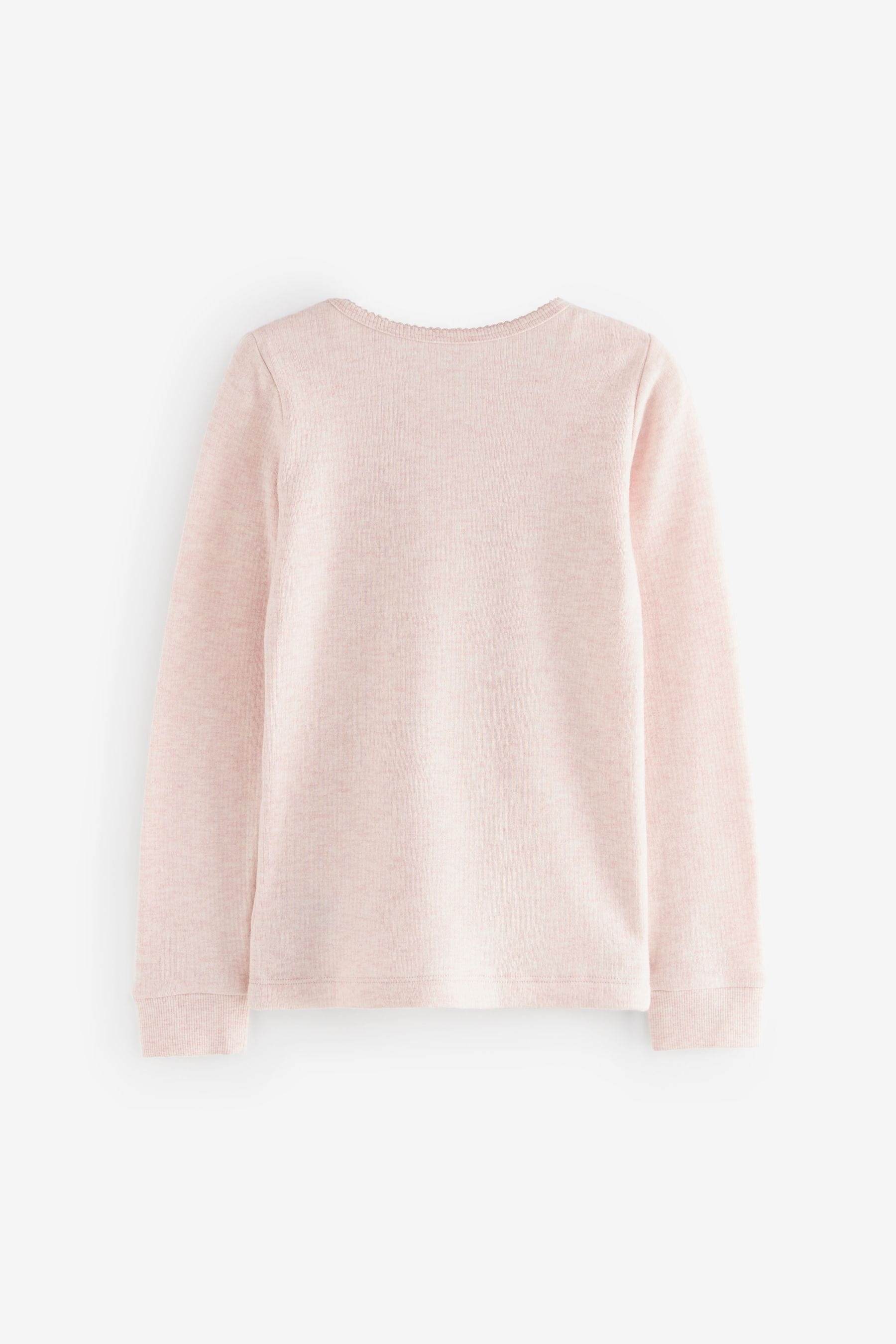 Pink/White Thermal Long Sleeve Tops 2 Pack (2-16yrs)