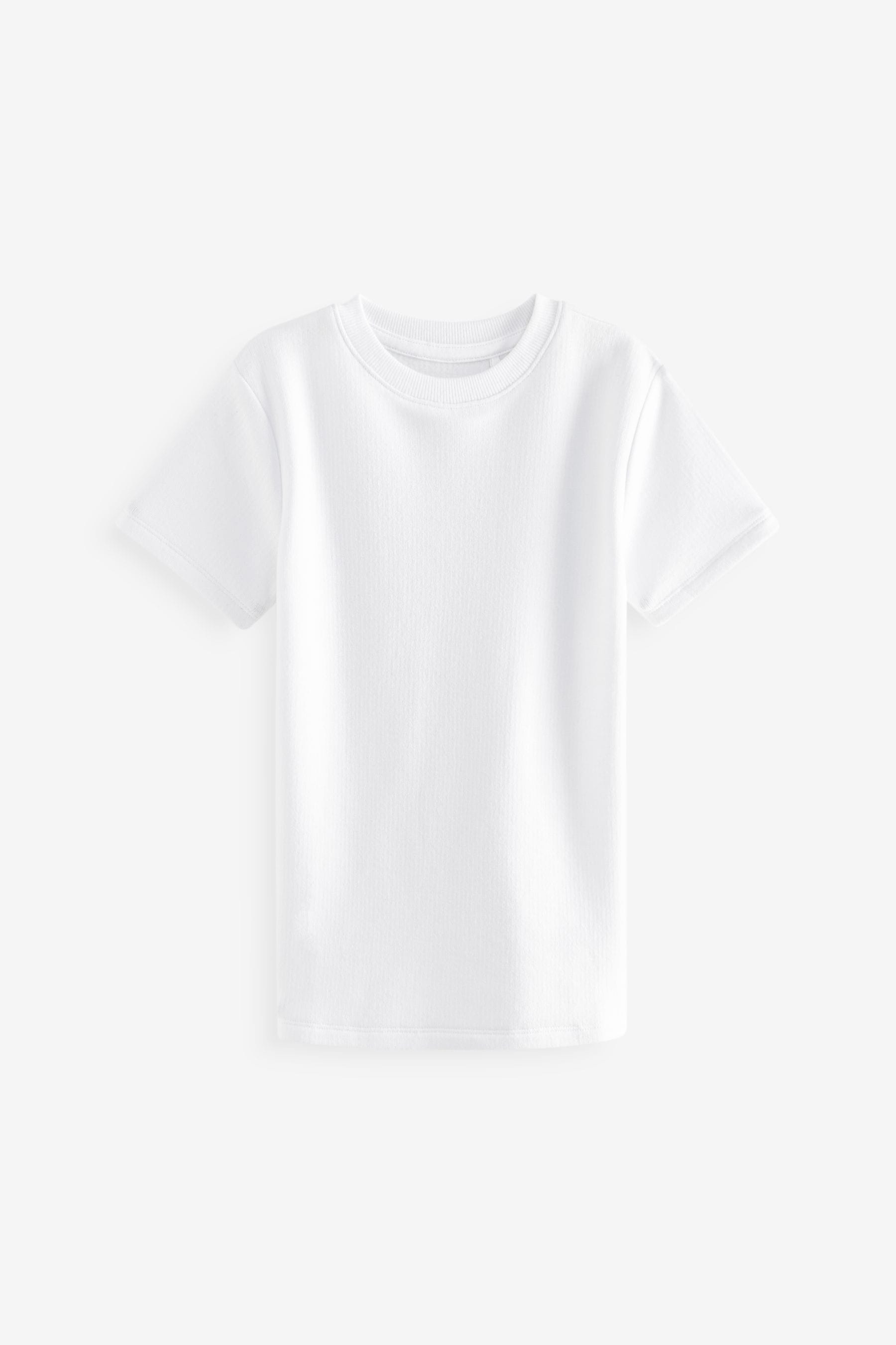 White Thermal Short Sleeve T-Shirts 2 Pack (2-16yrs)