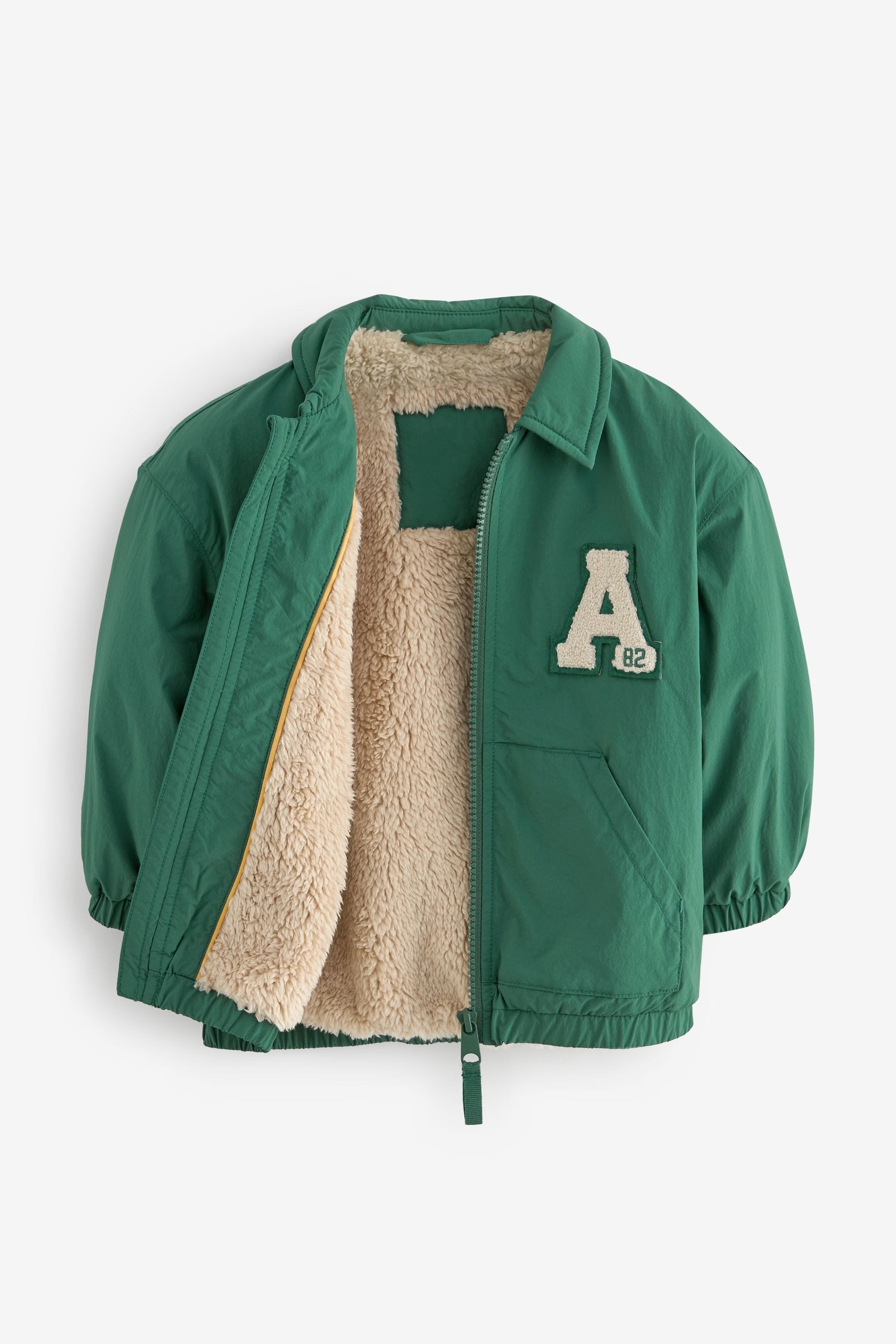 Green Coach Varsity Jacket (3mths-7yrs)