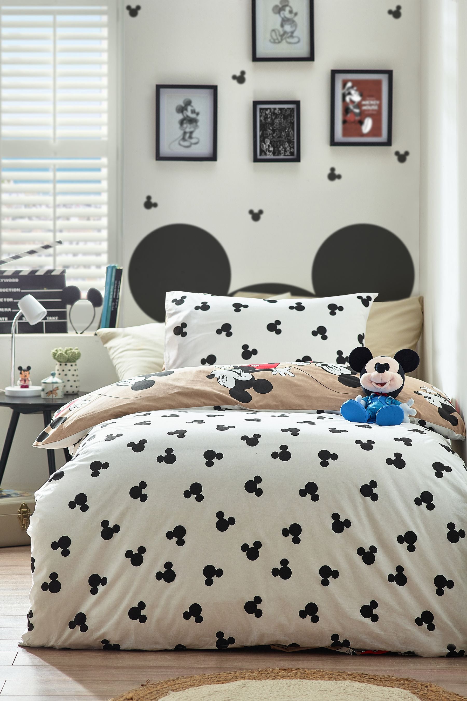 Mickey Mouse 100% Cotton Duvet Cover and Pillowcase Set