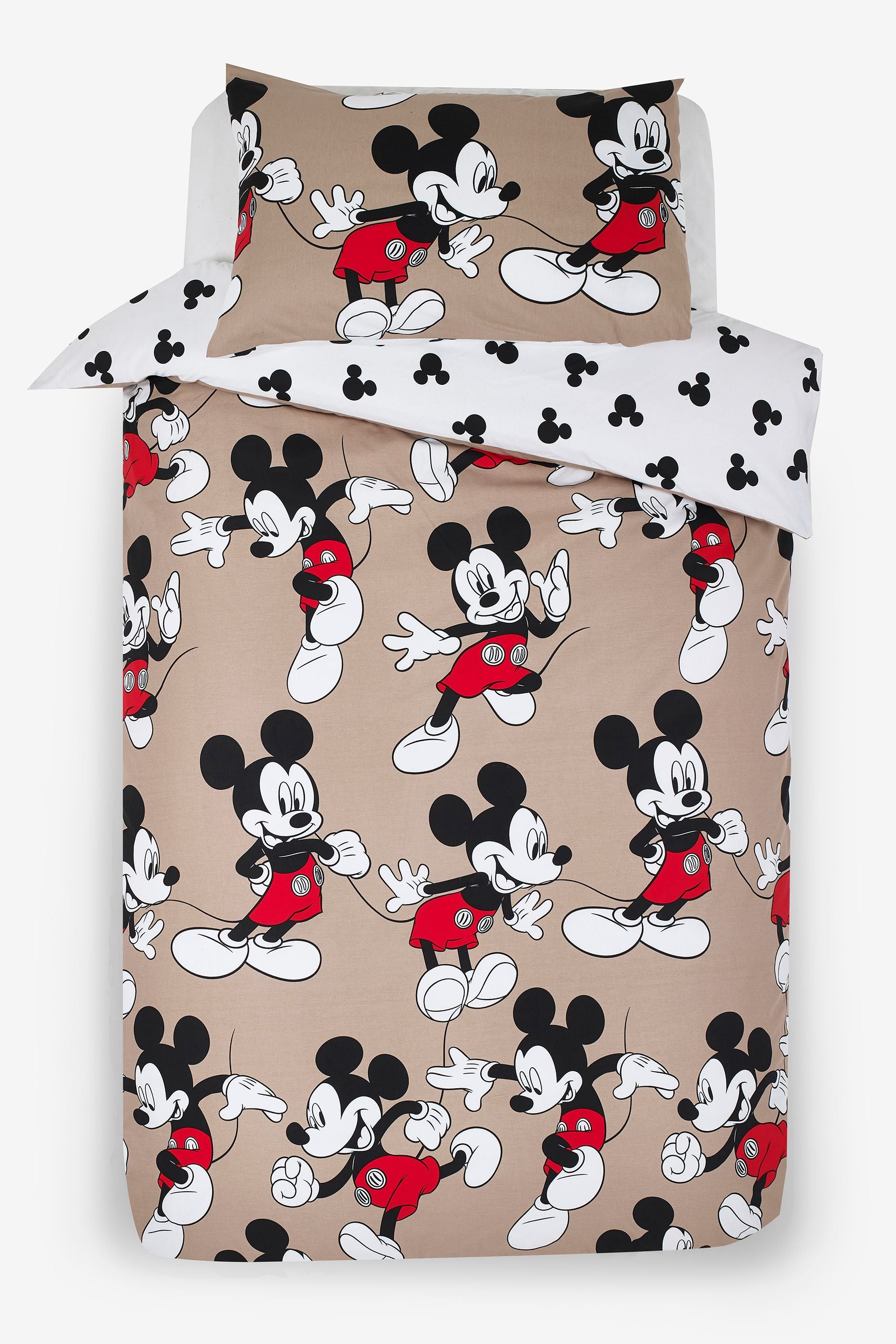 Mickey Mouse 100% Cotton Duvet Cover and Pillowcase Set