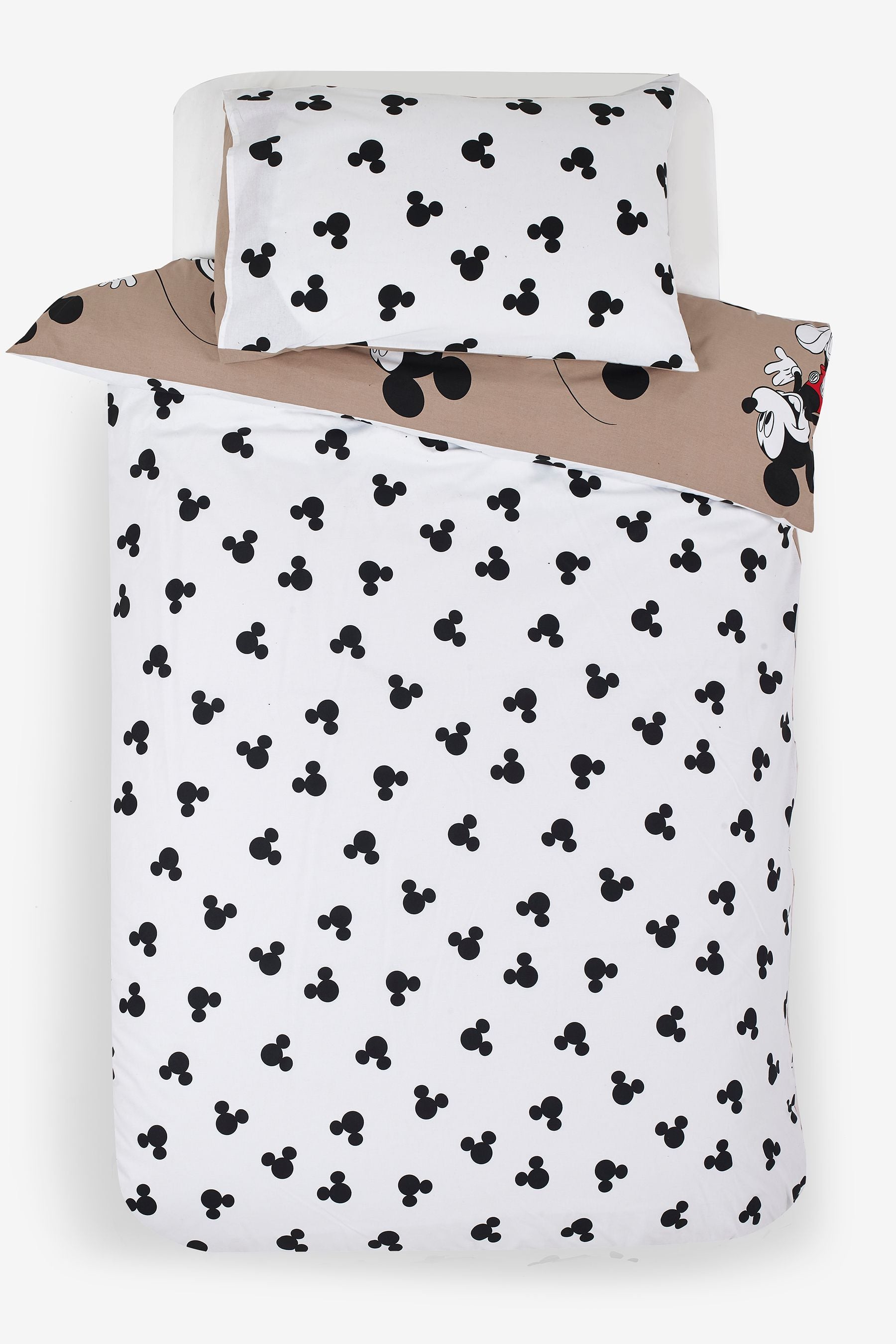 Mickey Mouse 100% Cotton Duvet Cover and Pillowcase Set