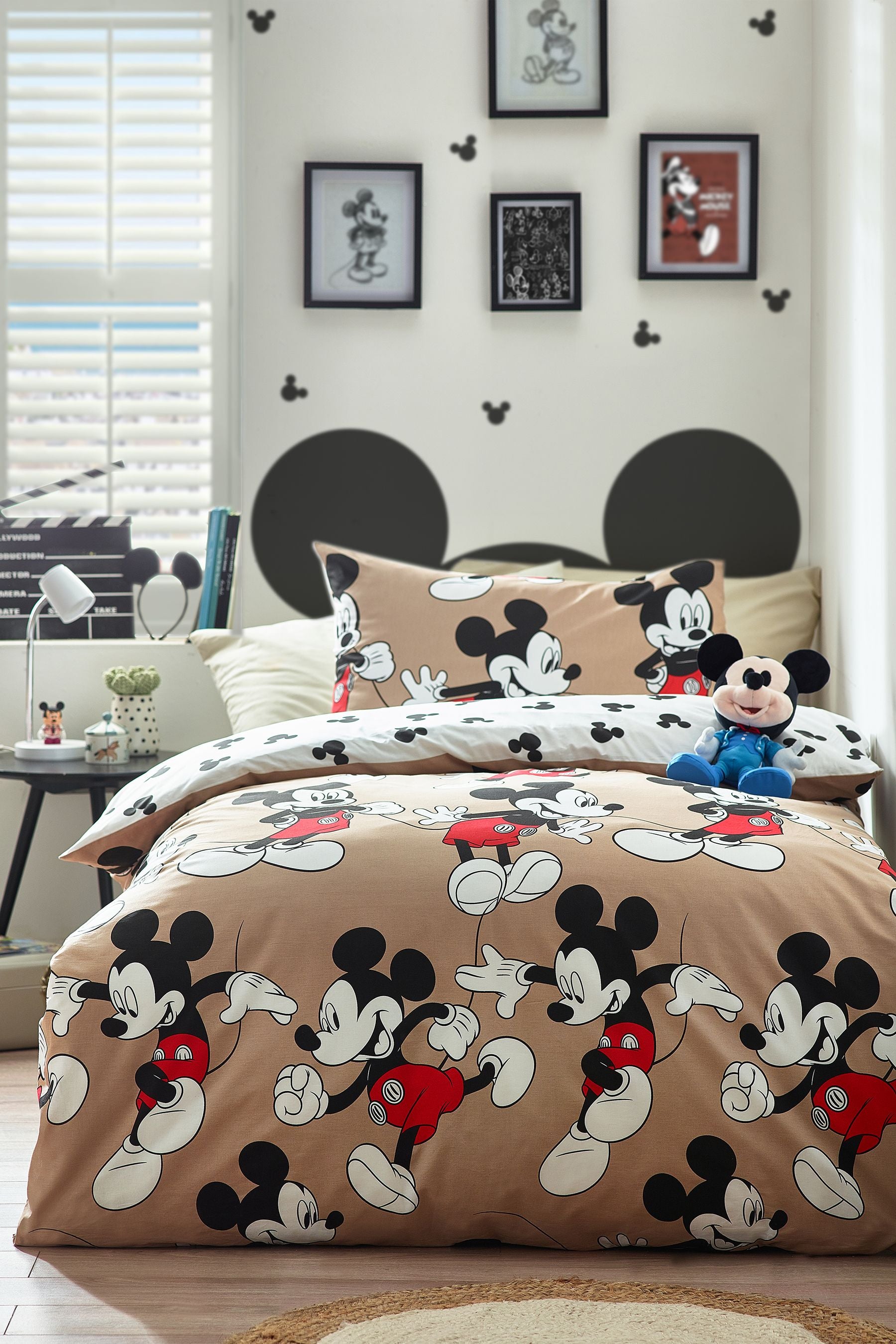 Mickey Mouse 100% Cotton Duvet Cover and Pillowcase Set