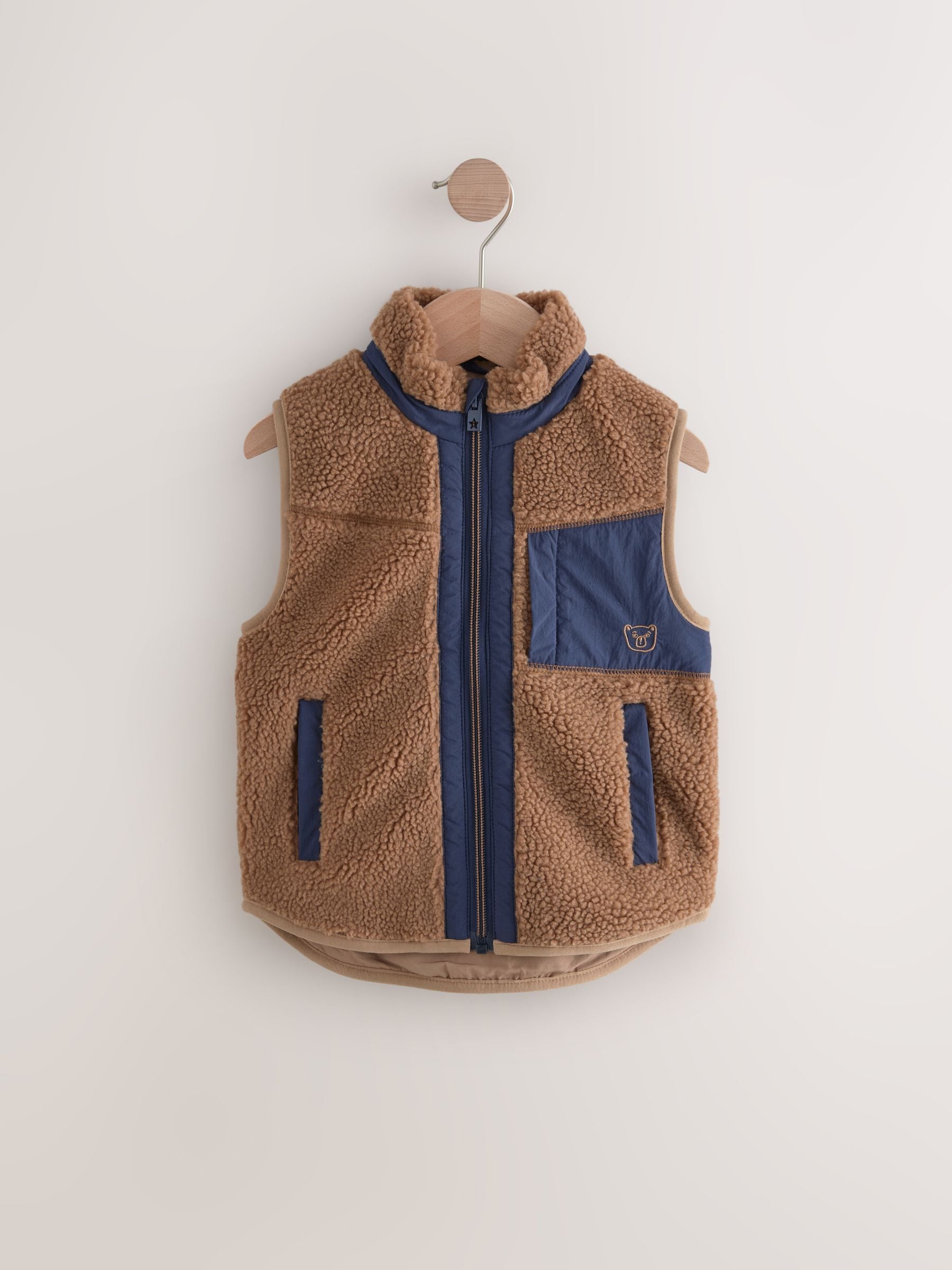 Brown Borg Gilet Jacket (3mths-7yrs)