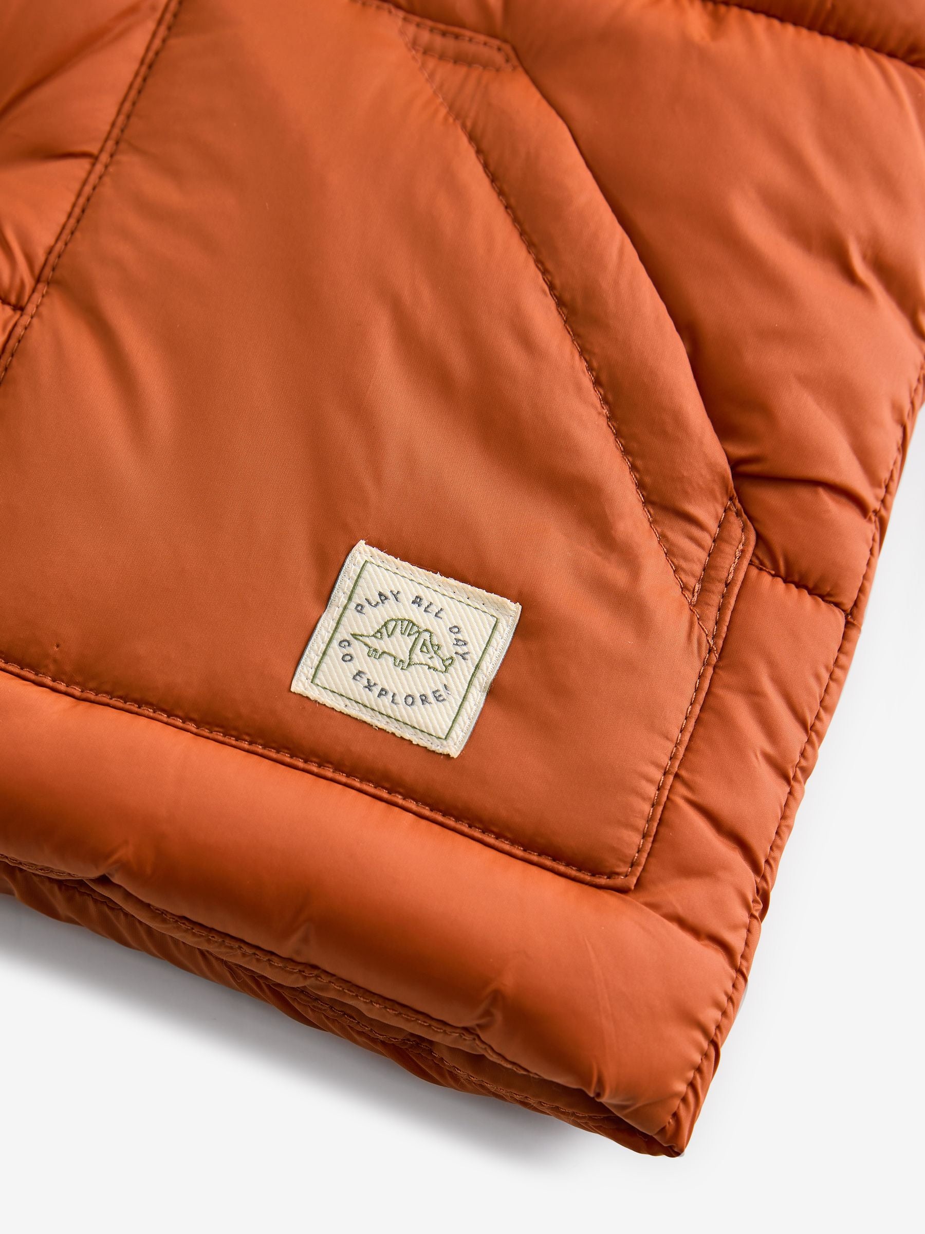 Rust Brown Padded Gilet (3mths-10yrs)