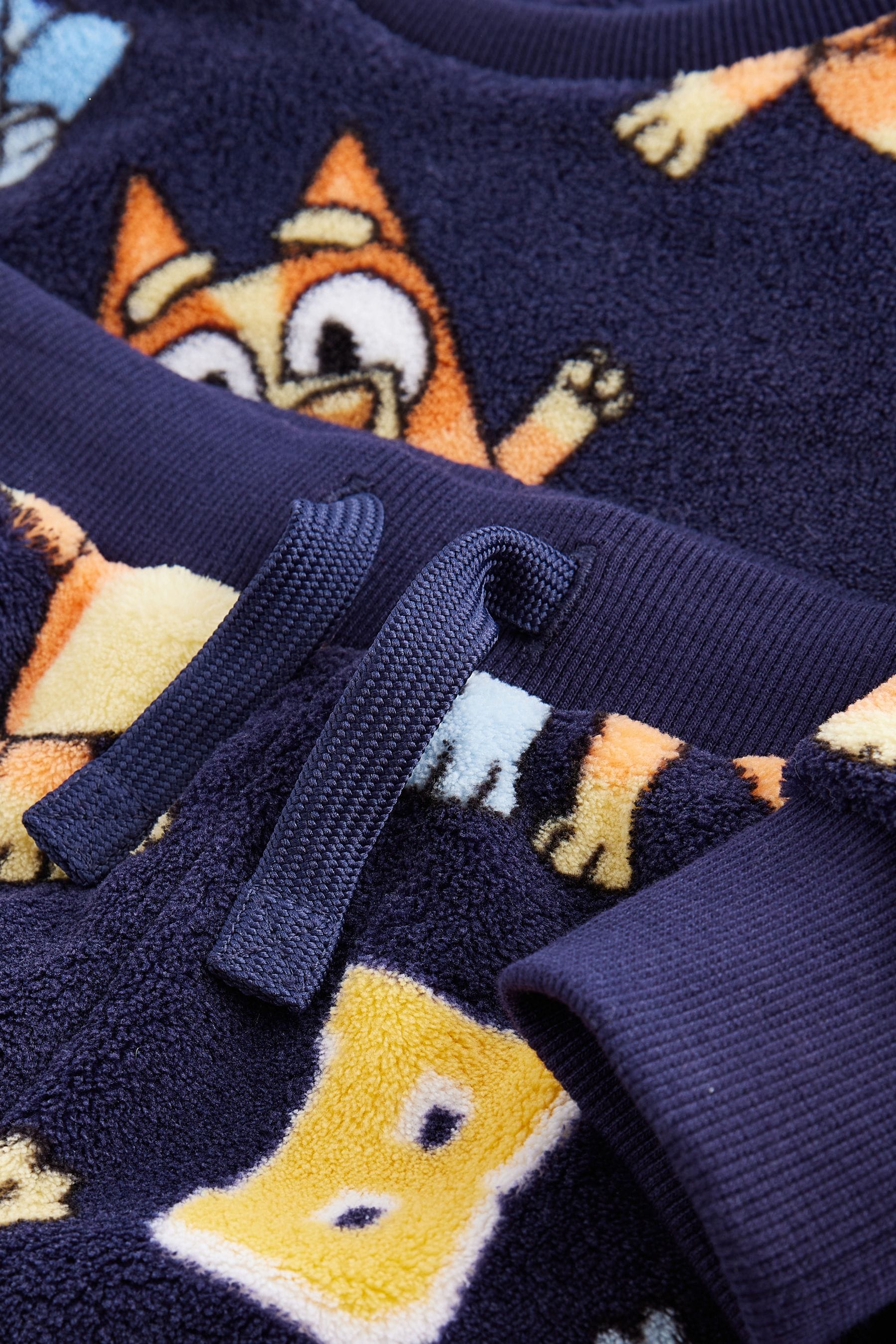 Navy Bluey Single Fleece Pyjamas (12mths-8yrs)