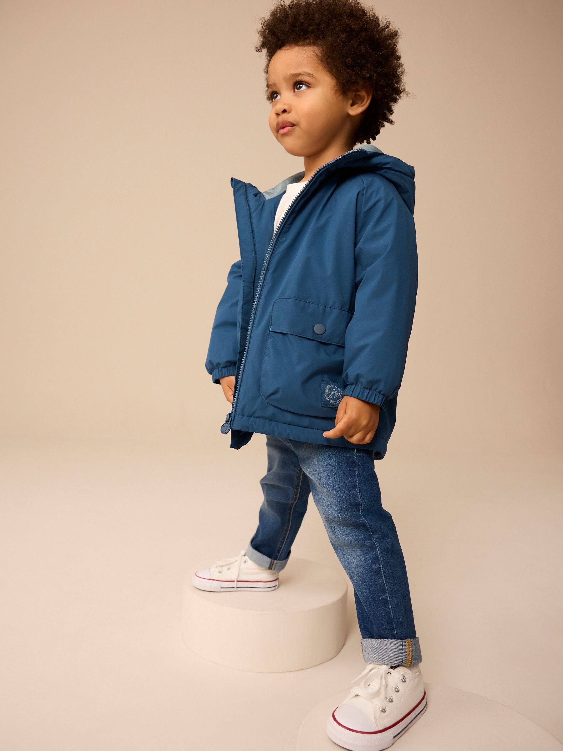 Blue Shower Resistant Anorak (3mths-7yrs)