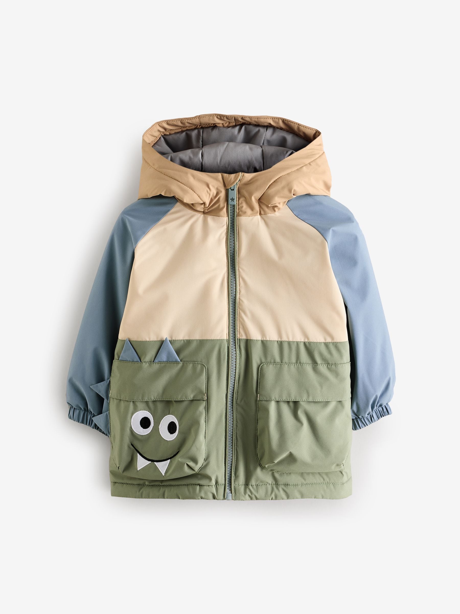 Blue/Neutral Shower Resistant Anorak (3mths-7yrs)