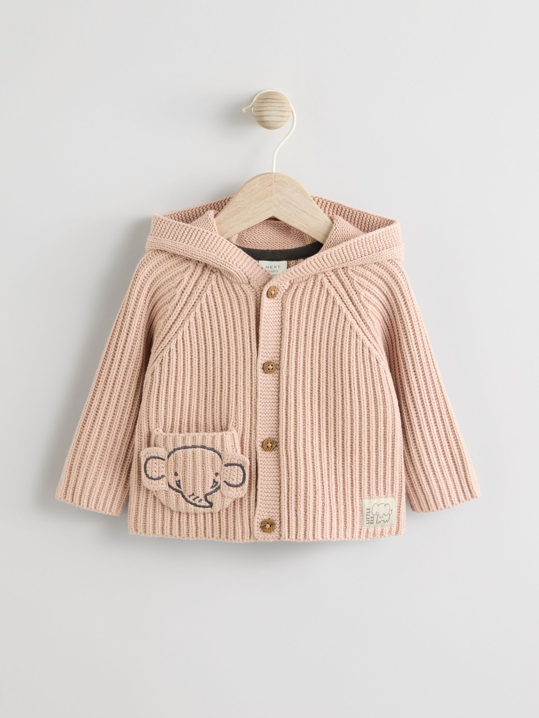 Neutral 100% Cotton Cardigan (0mths-2yrs)