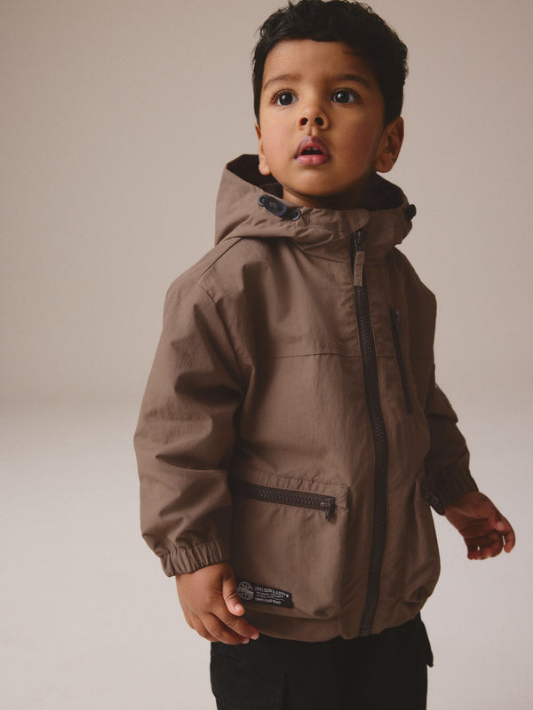 Neutral Shower Resistant Utility Jacket (3mths-7yrs)