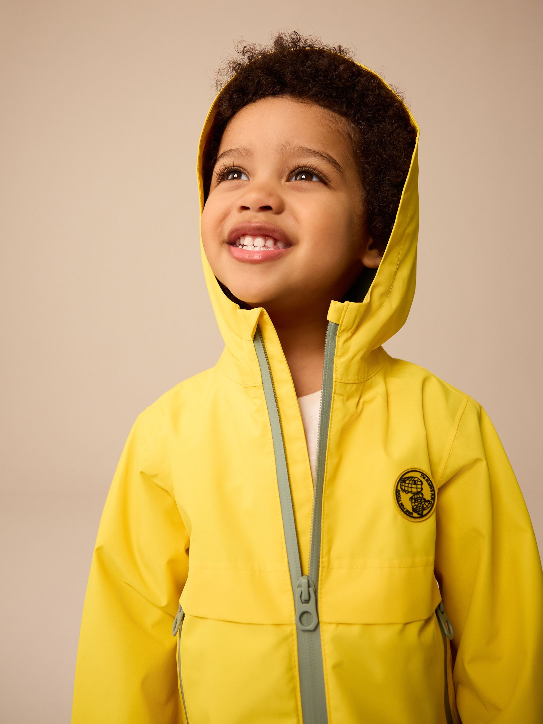 Yellow Waterproof Lightweight Anorak Coat (3mths-7yrs)