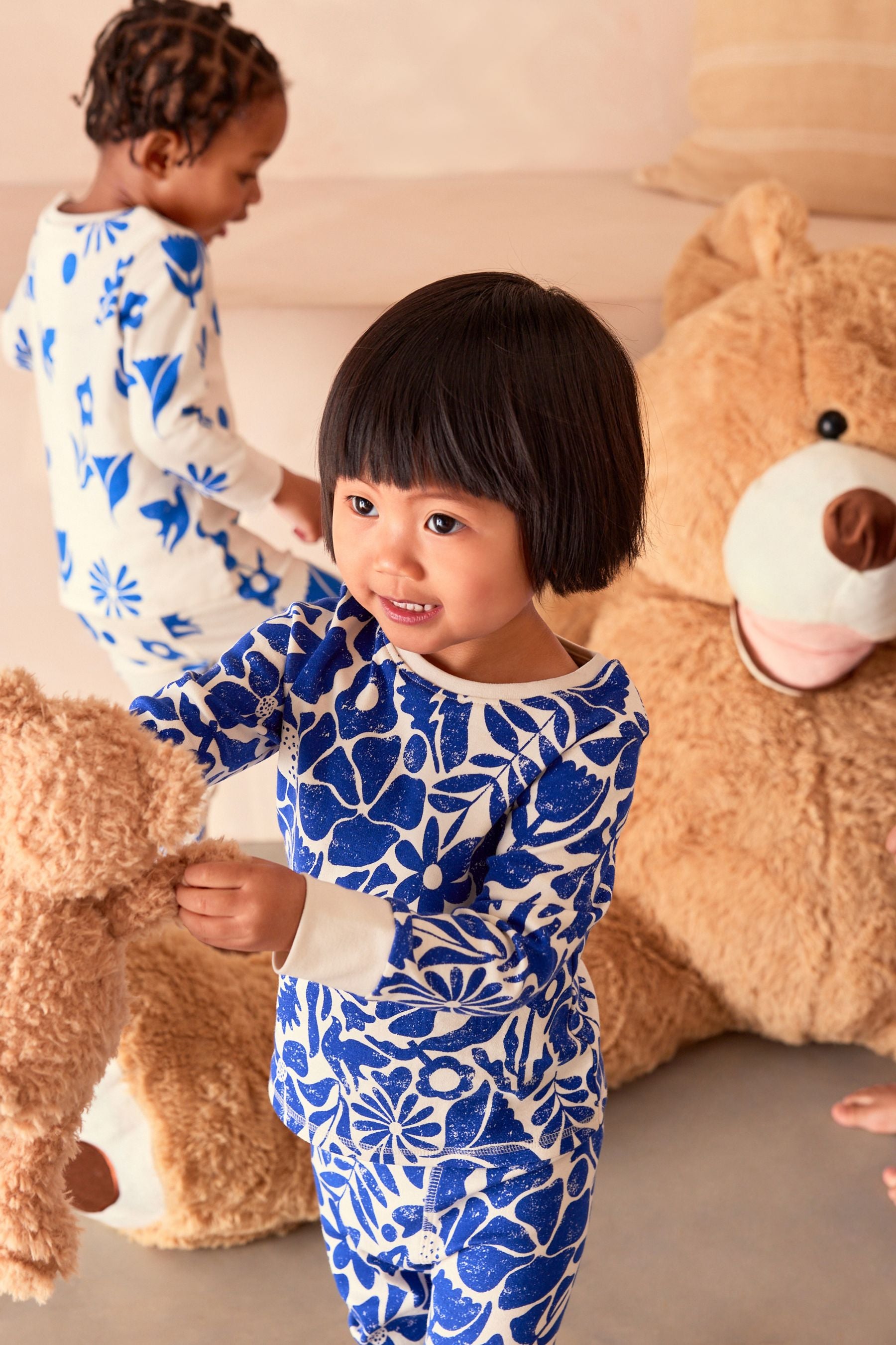 Blue Stampy Pyjamas 3 Pack (9mths-16yrs)