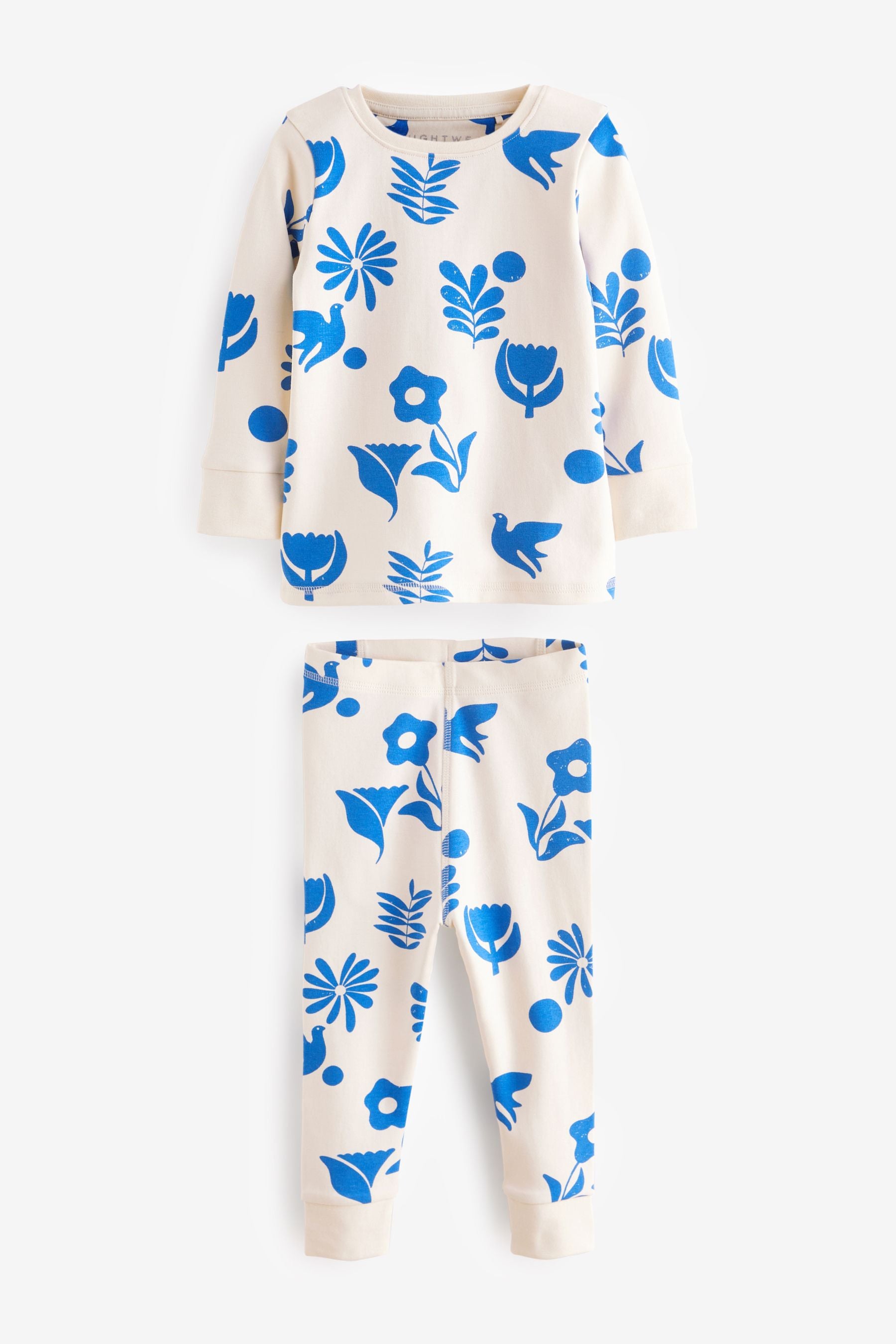 Blue Stampy Pyjamas 3 Pack (9mths-16yrs)