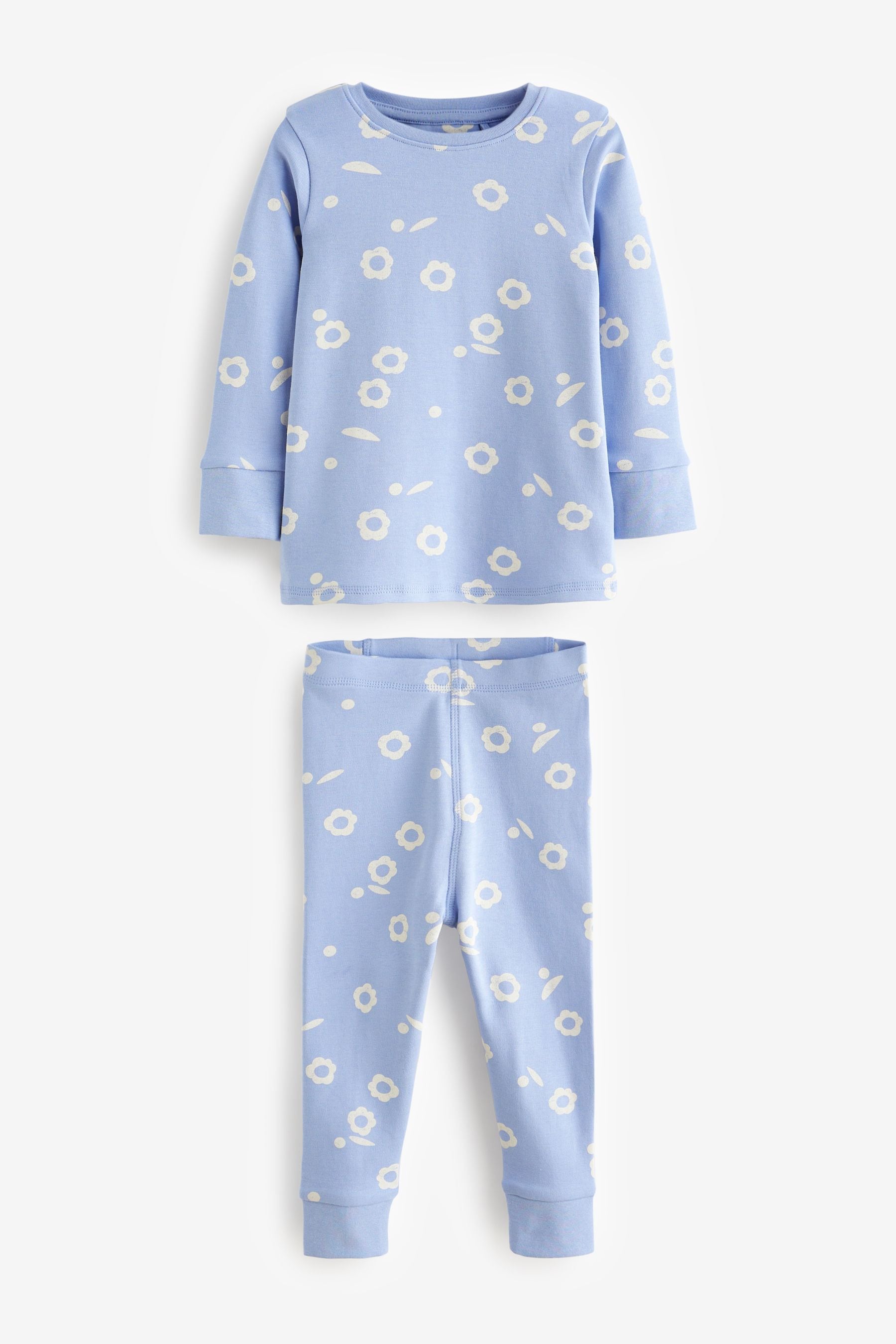 Blue Stampy Pyjamas 3 Pack (9mths-16yrs)