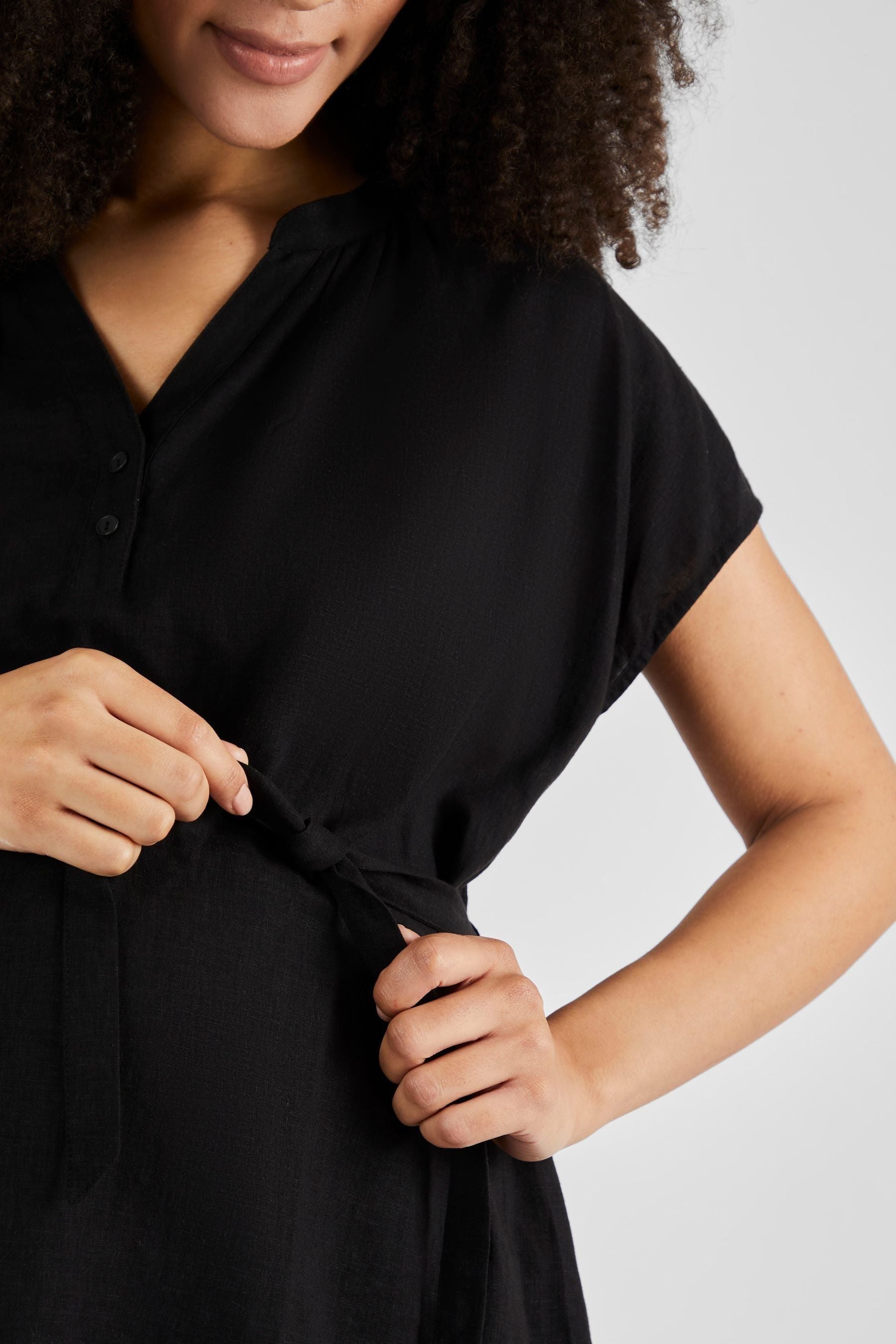 Black JoJo Maman Bébé Maternity Blouse