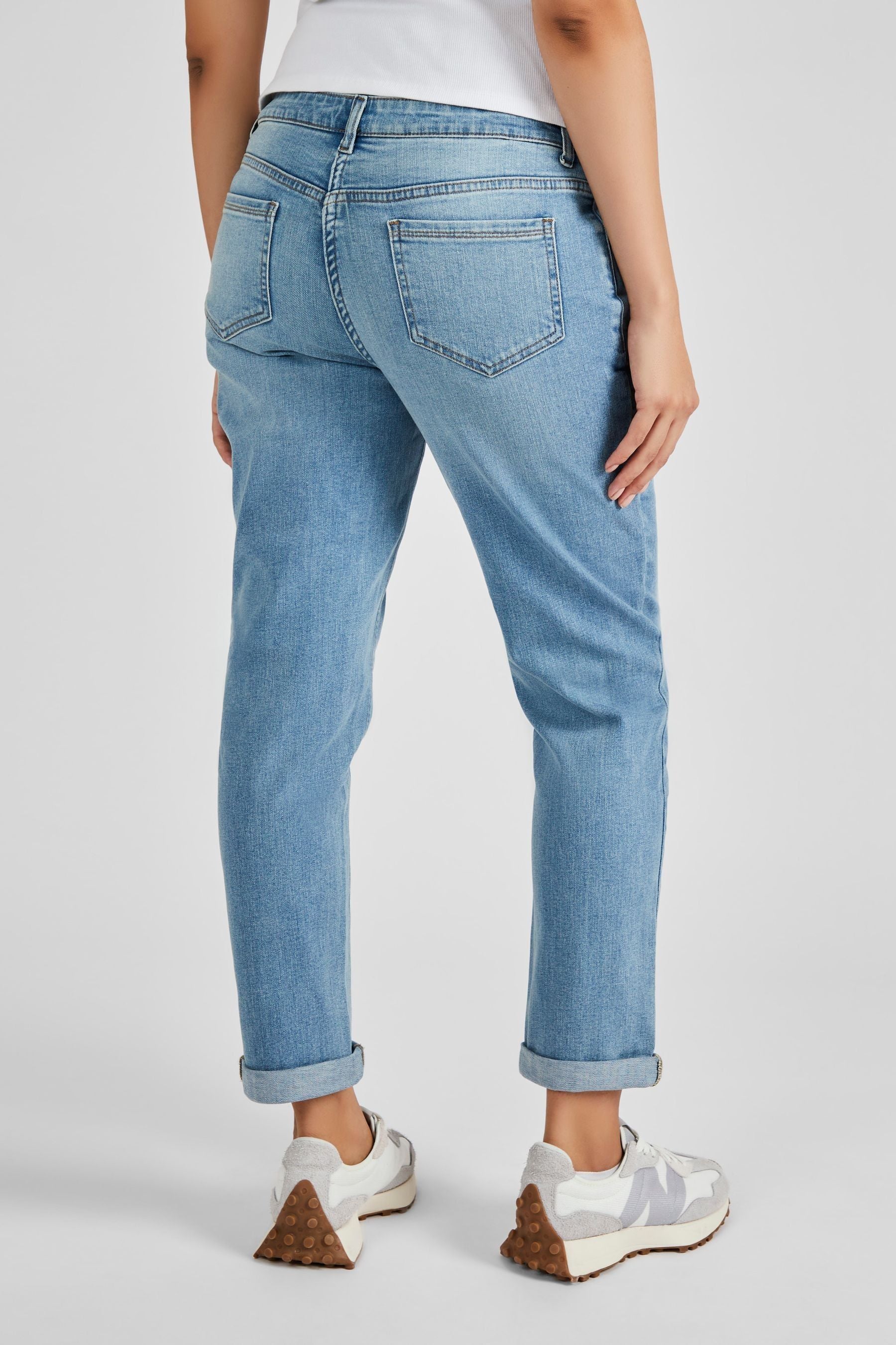 Light Wash Blue JoJo Maman Bébé Mom Maternity Jeans