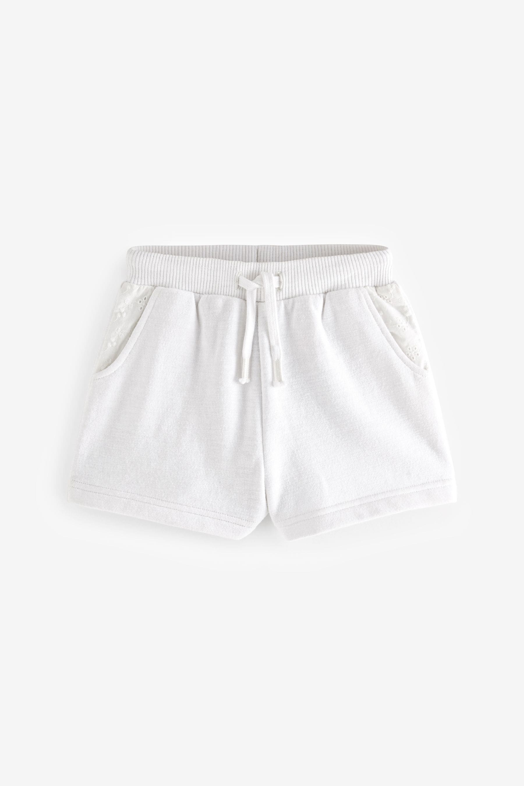 White Broderie Shorts (3mths-7yrs)