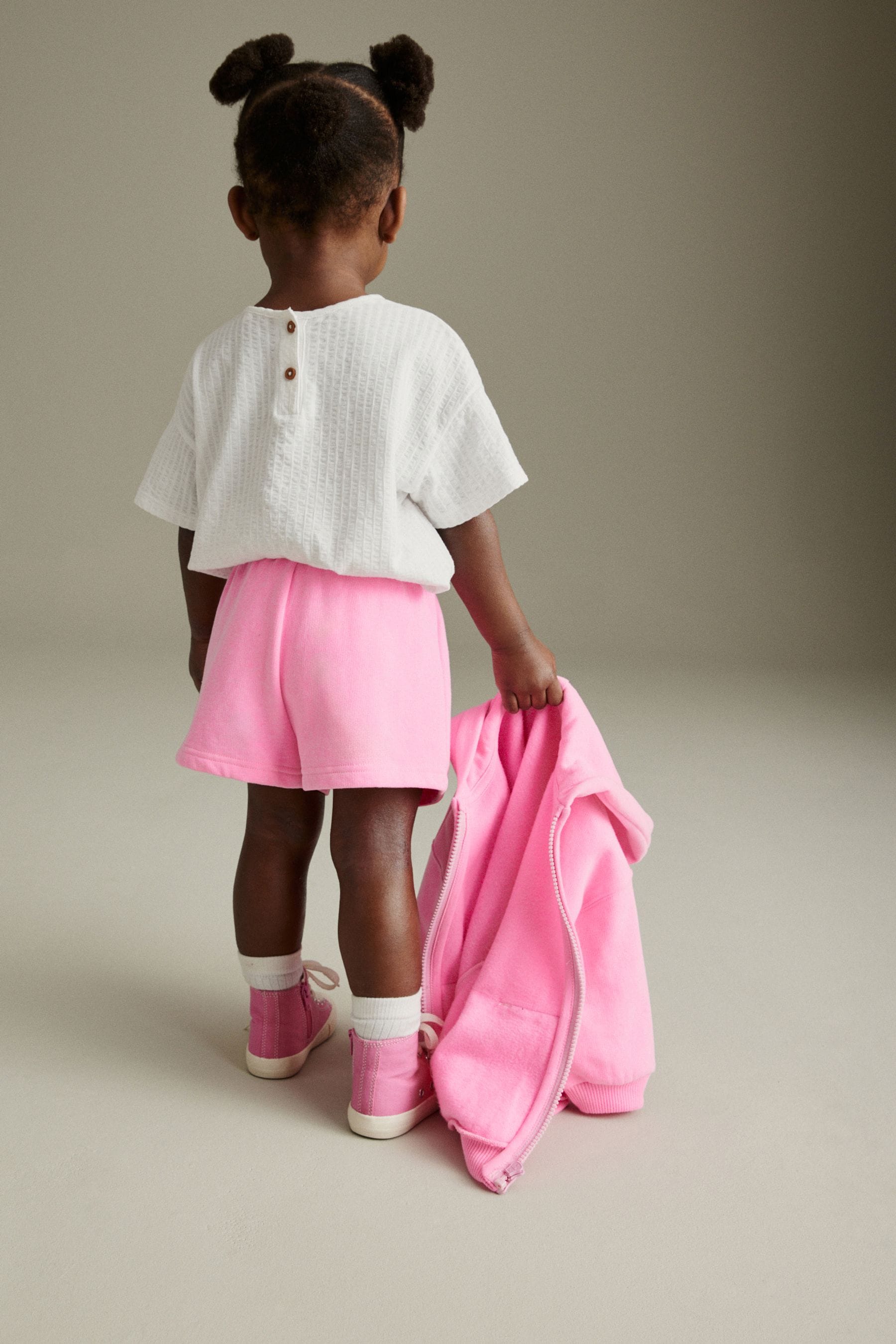 Fluro Pink Shorts Jogger Shorts (3mths-7yrs)