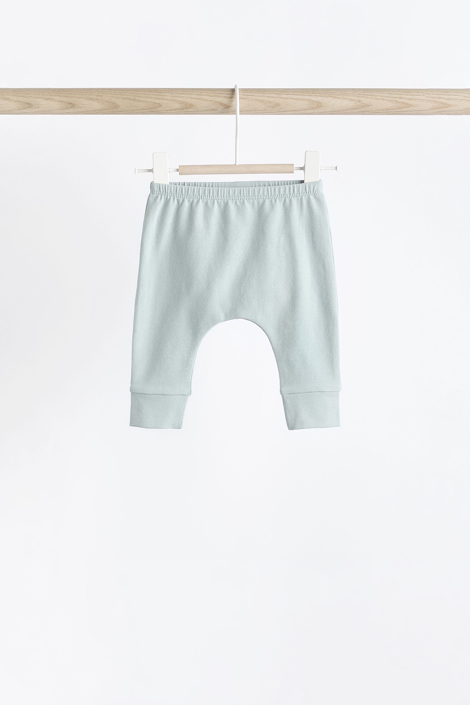 Teal Blue Baby Leggings 4 Pack