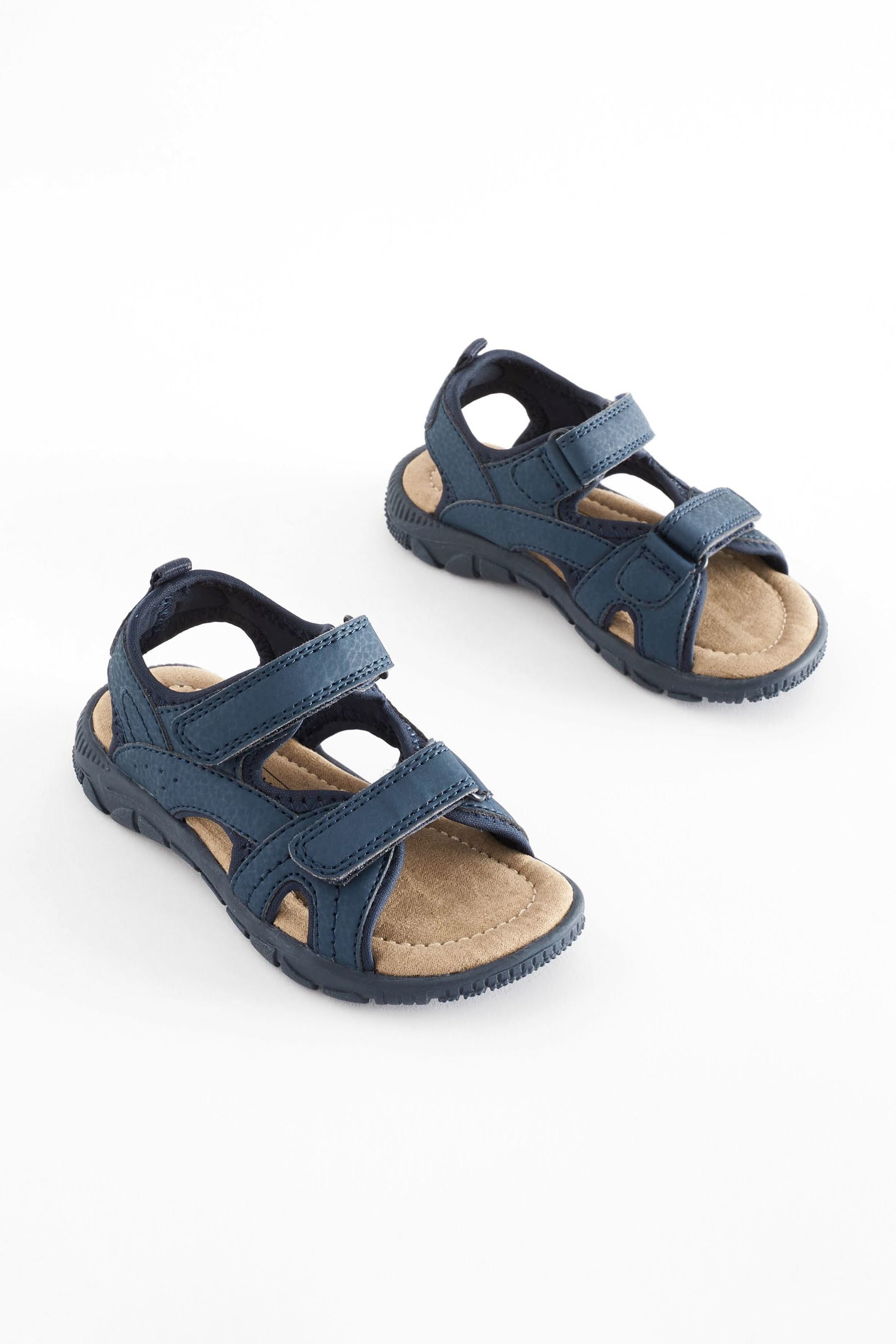 Navy Touch Fastening Trekker Sandals