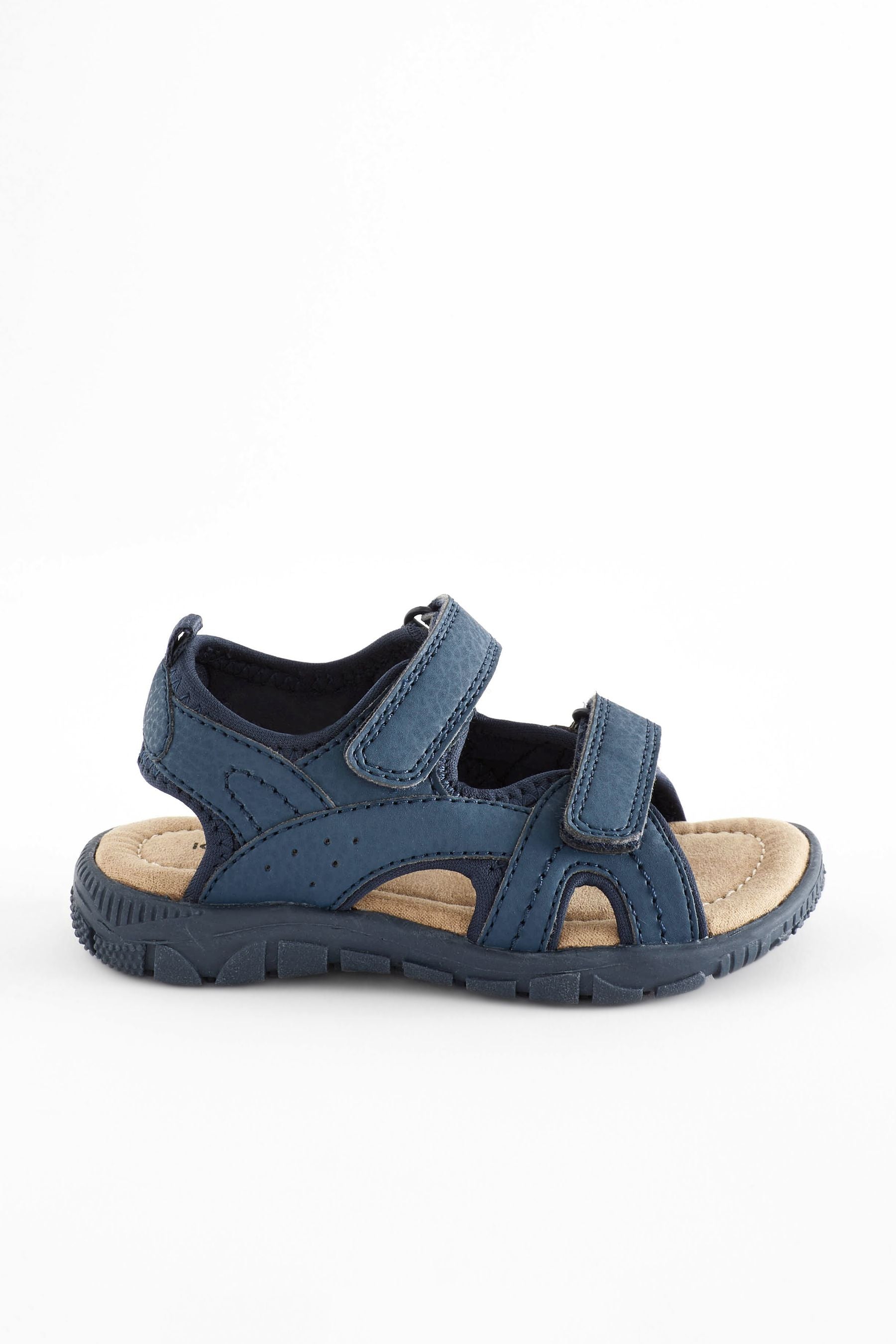 Navy Touch Fastening Trekker Sandals