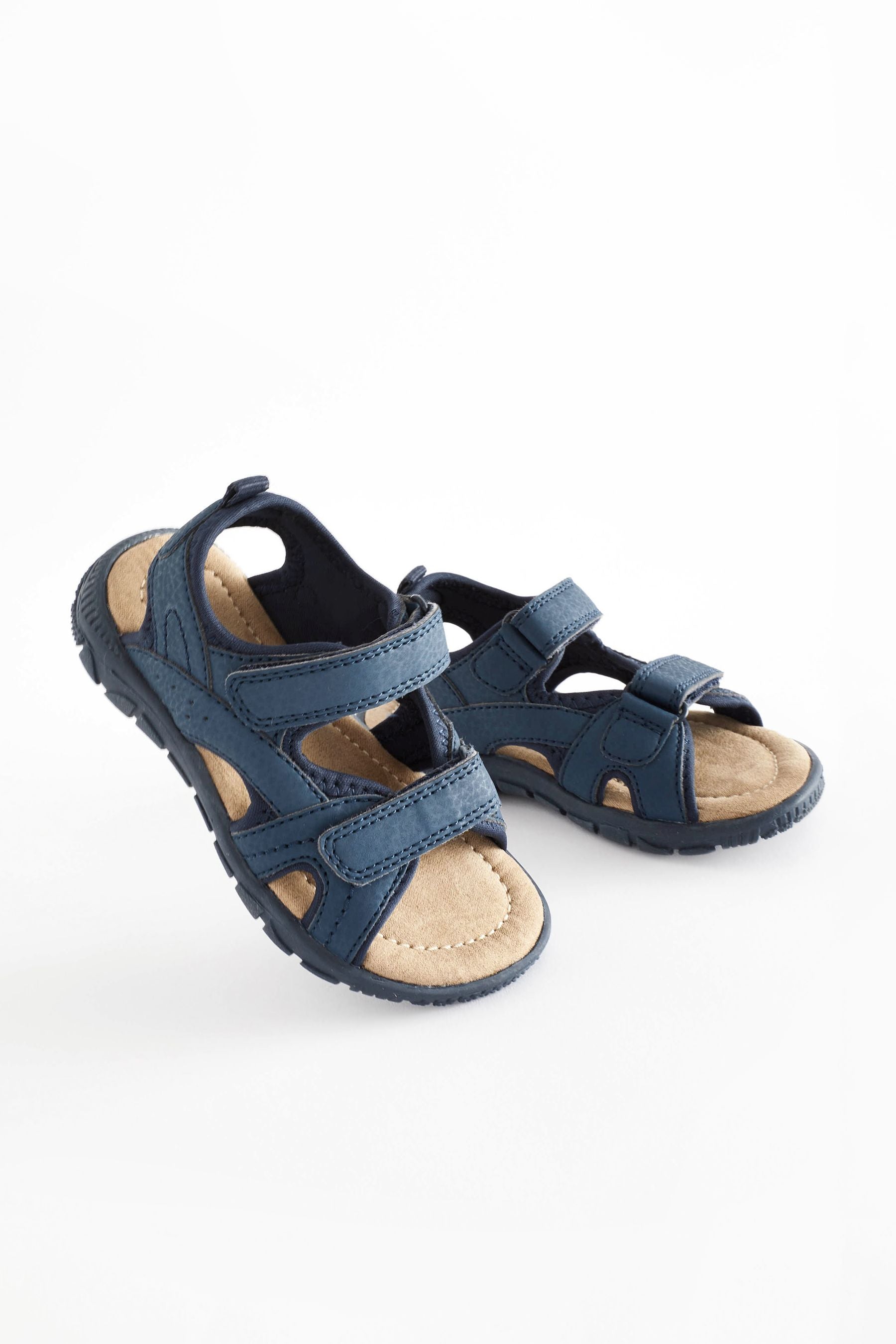 Navy Touch Fastening Trekker Sandals