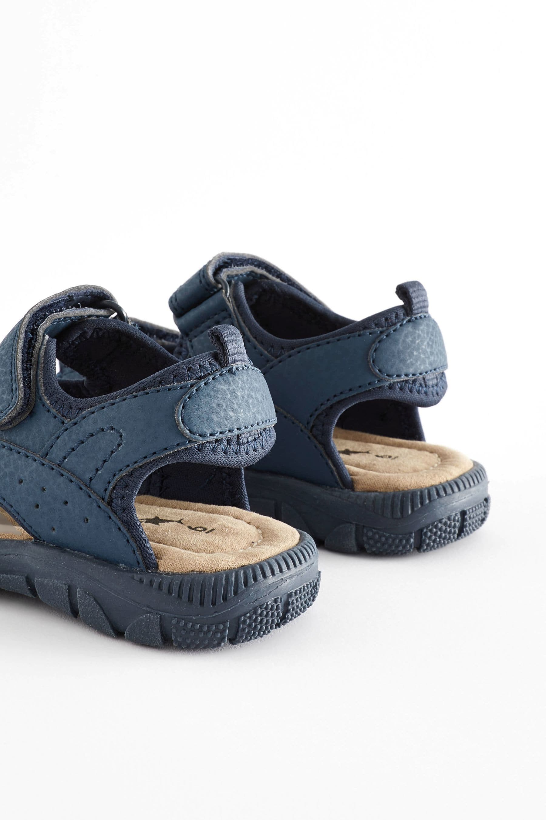 Navy Touch Fastening Trekker Sandals