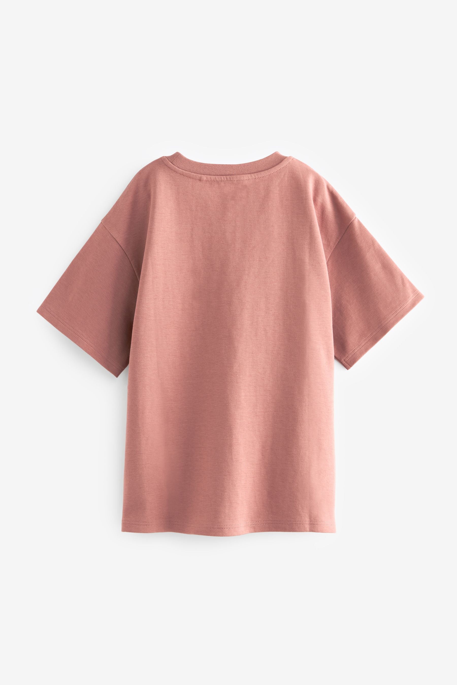 Pink Heavyweight Oversized T-Shirt (3-16yrs)