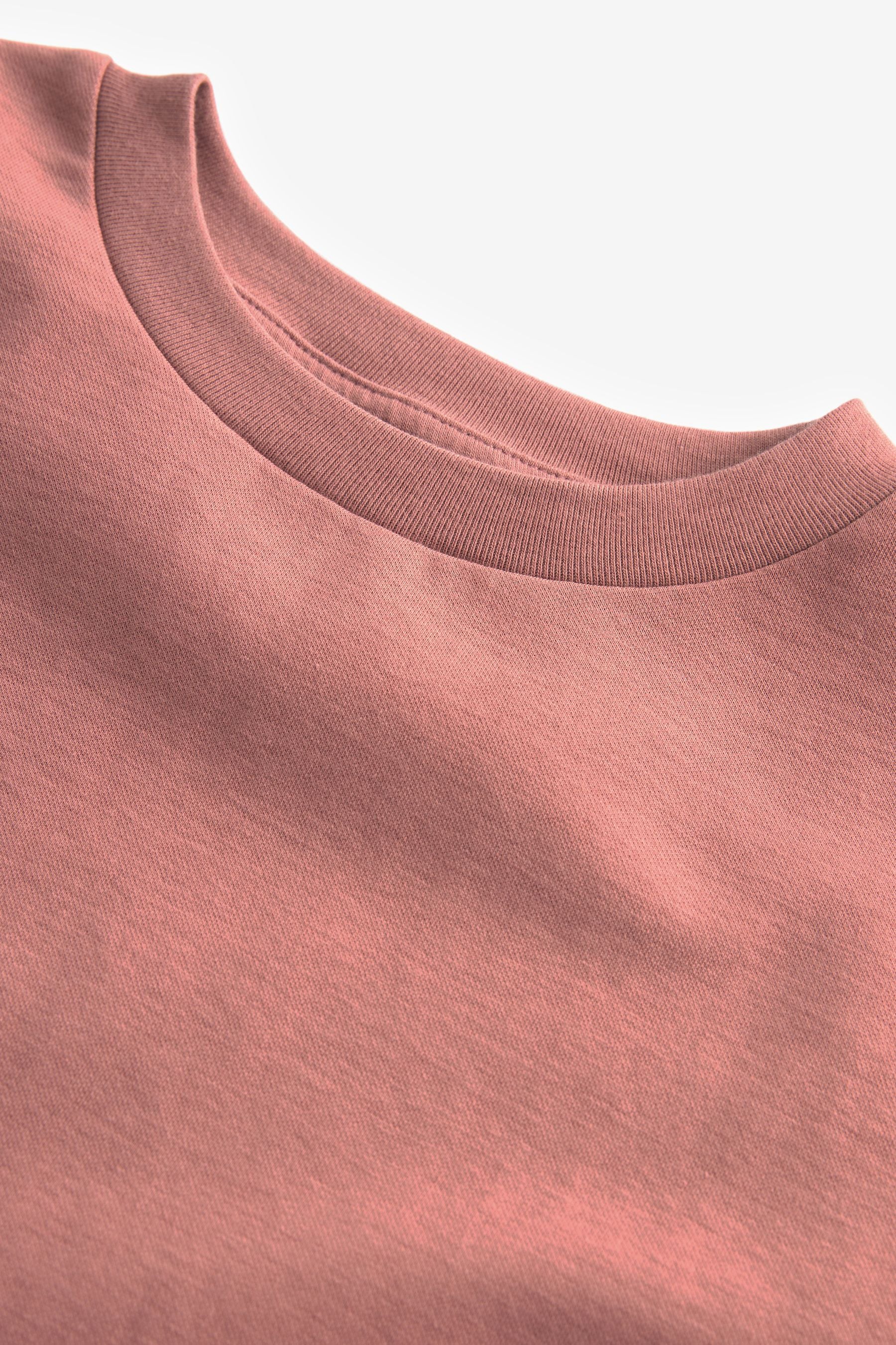 Pink Heavyweight Oversized T-Shirt (3-16yrs)