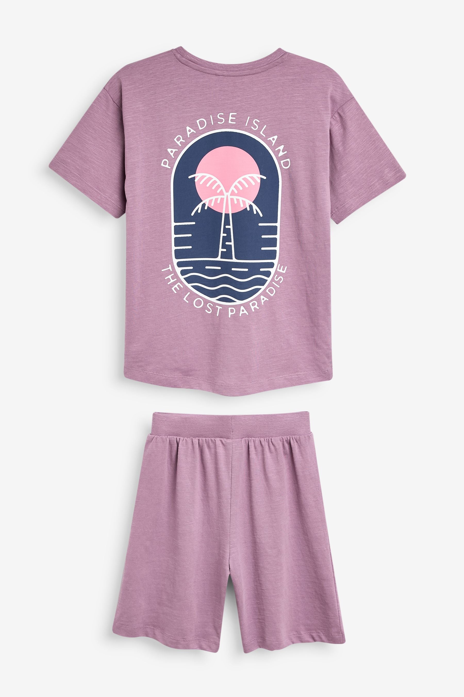 Navy/Purple Surf Short Pyjamas 3 Pack (3-16yrs)