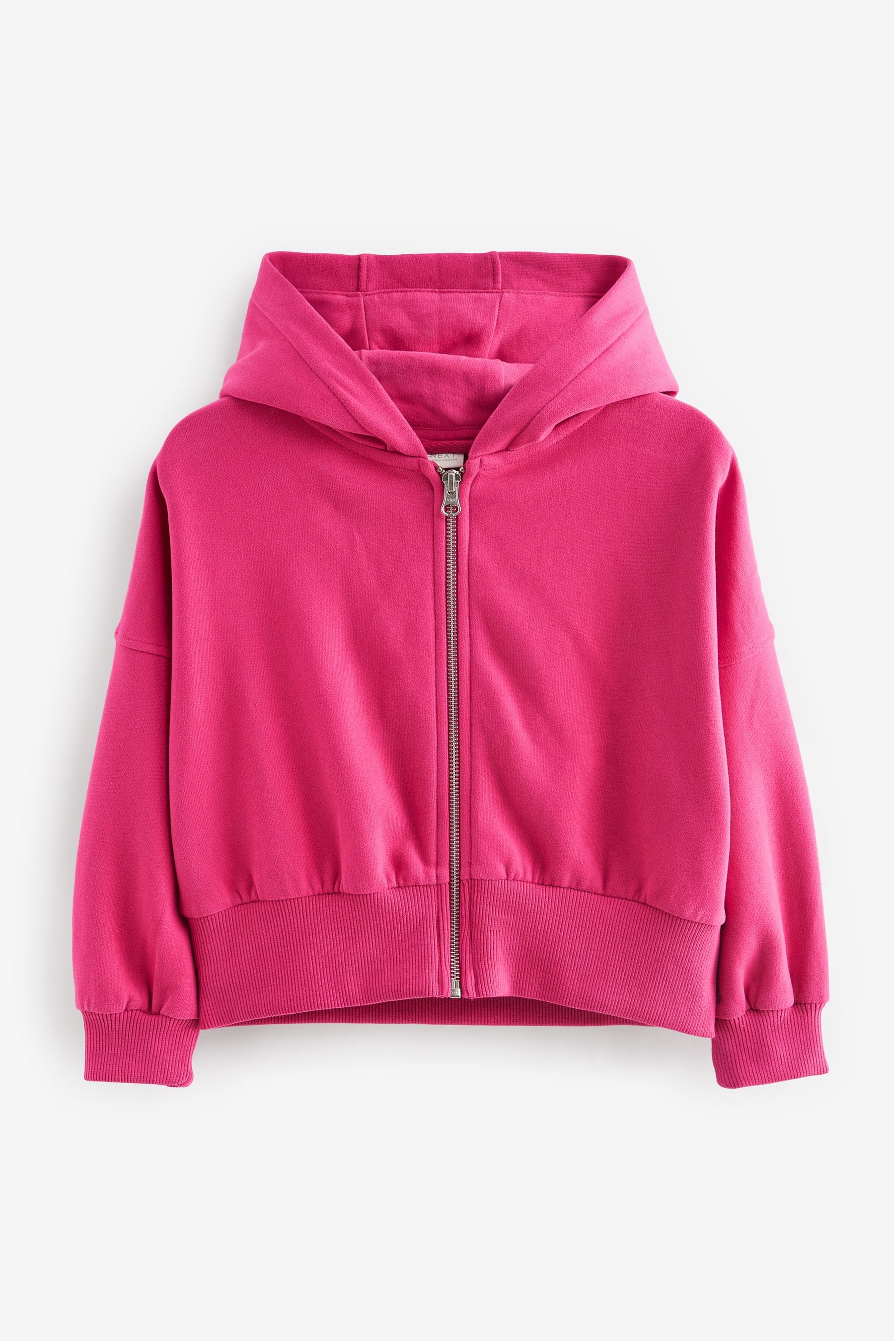 Pink Zip Through Hoodie (3-16yrs)