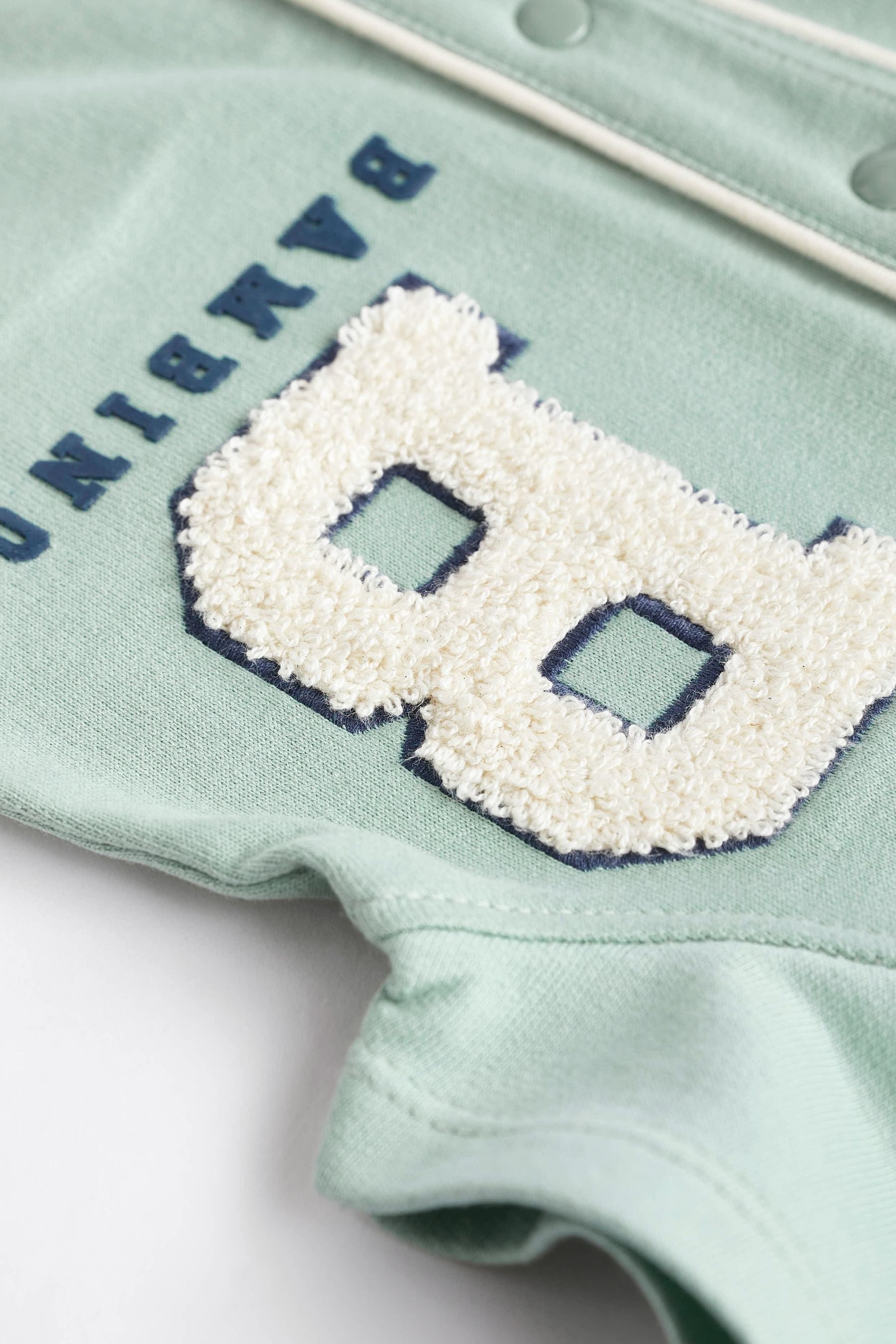 Blue/White Baby Jersey Collar Romper 2 Pack