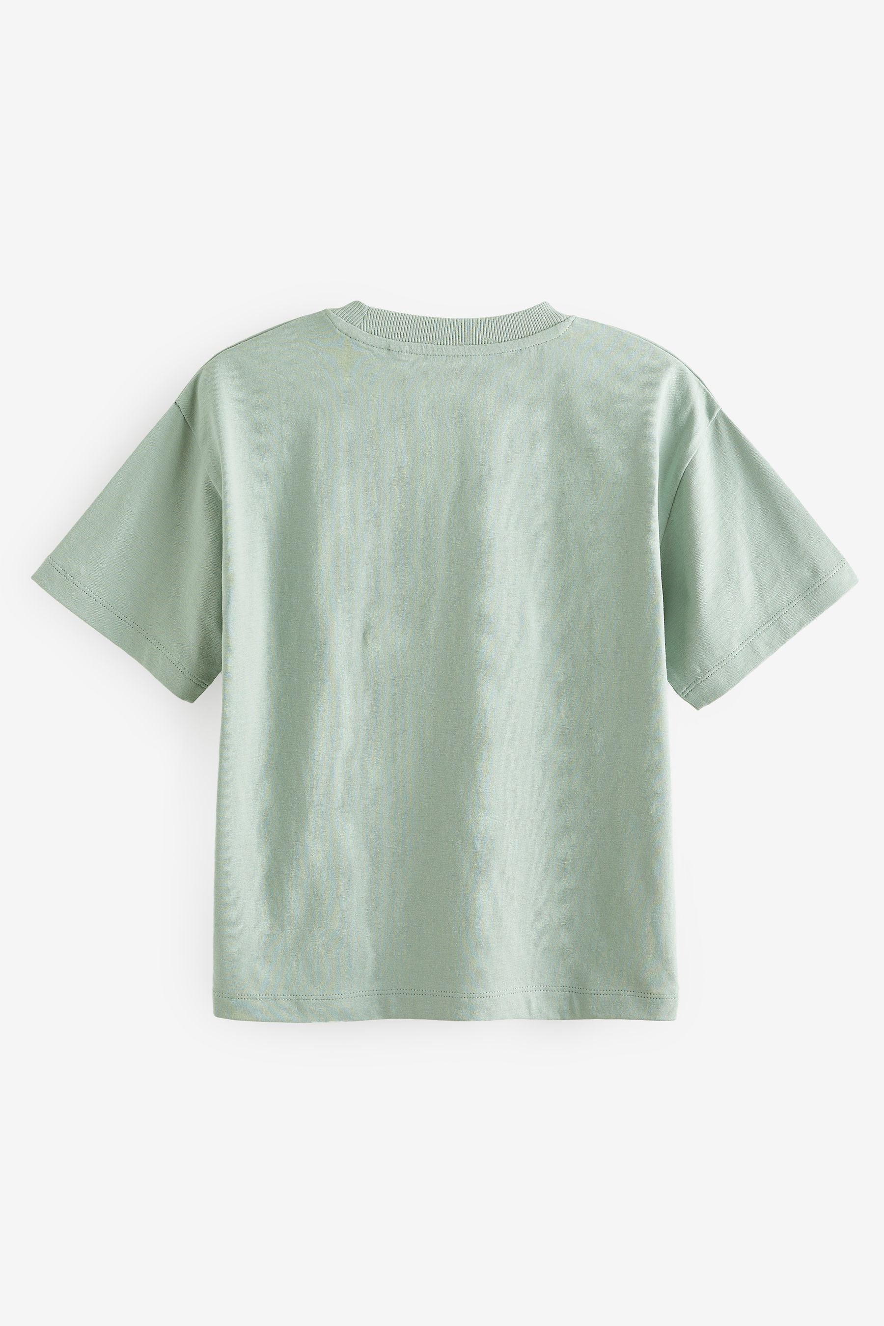 Green Mineral Oversized Fit Short Sleeve T-Shirt (3-16yrs)