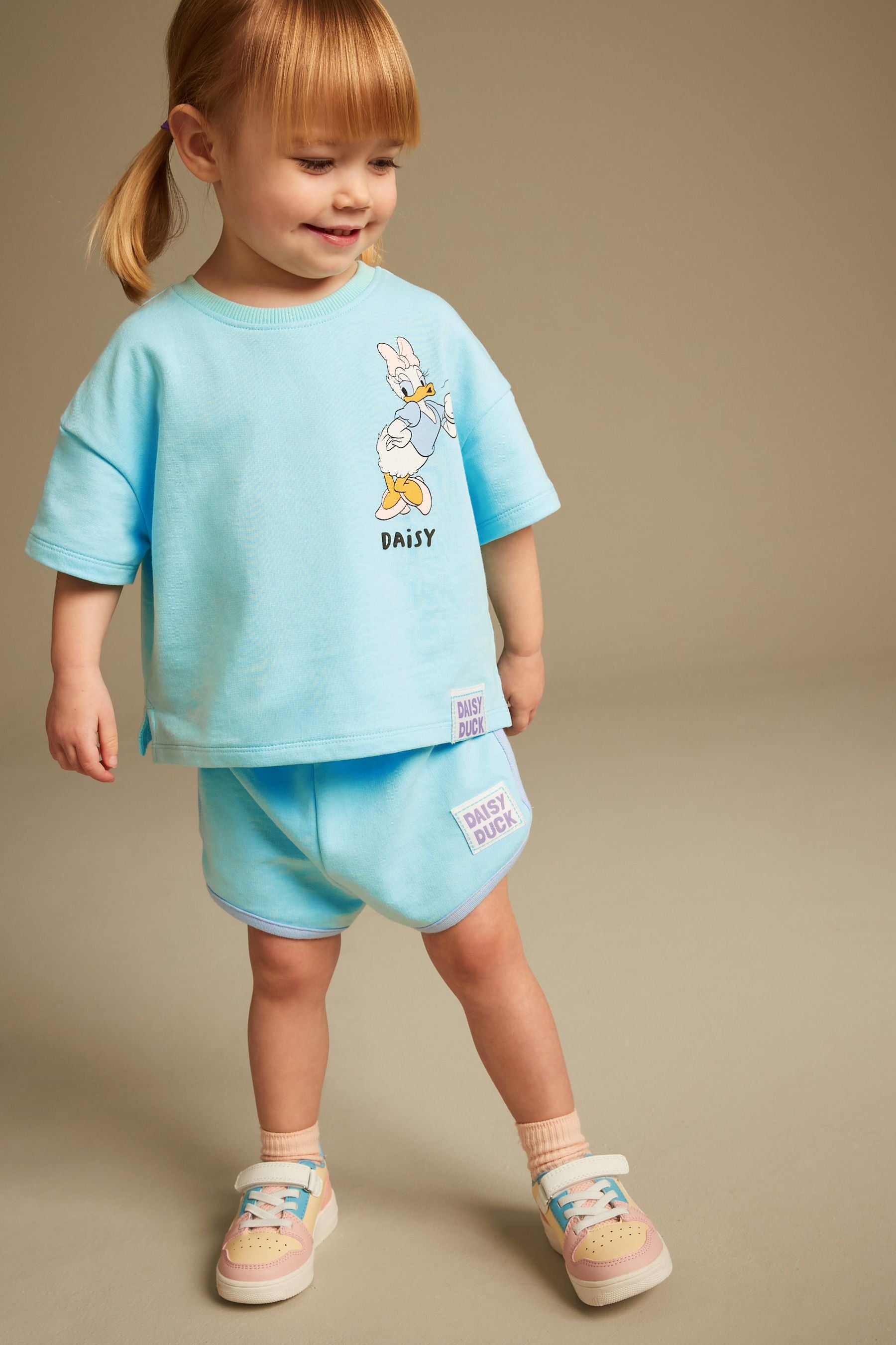 Blue Daisy Disney Shorts Set (3mths-7yrs)