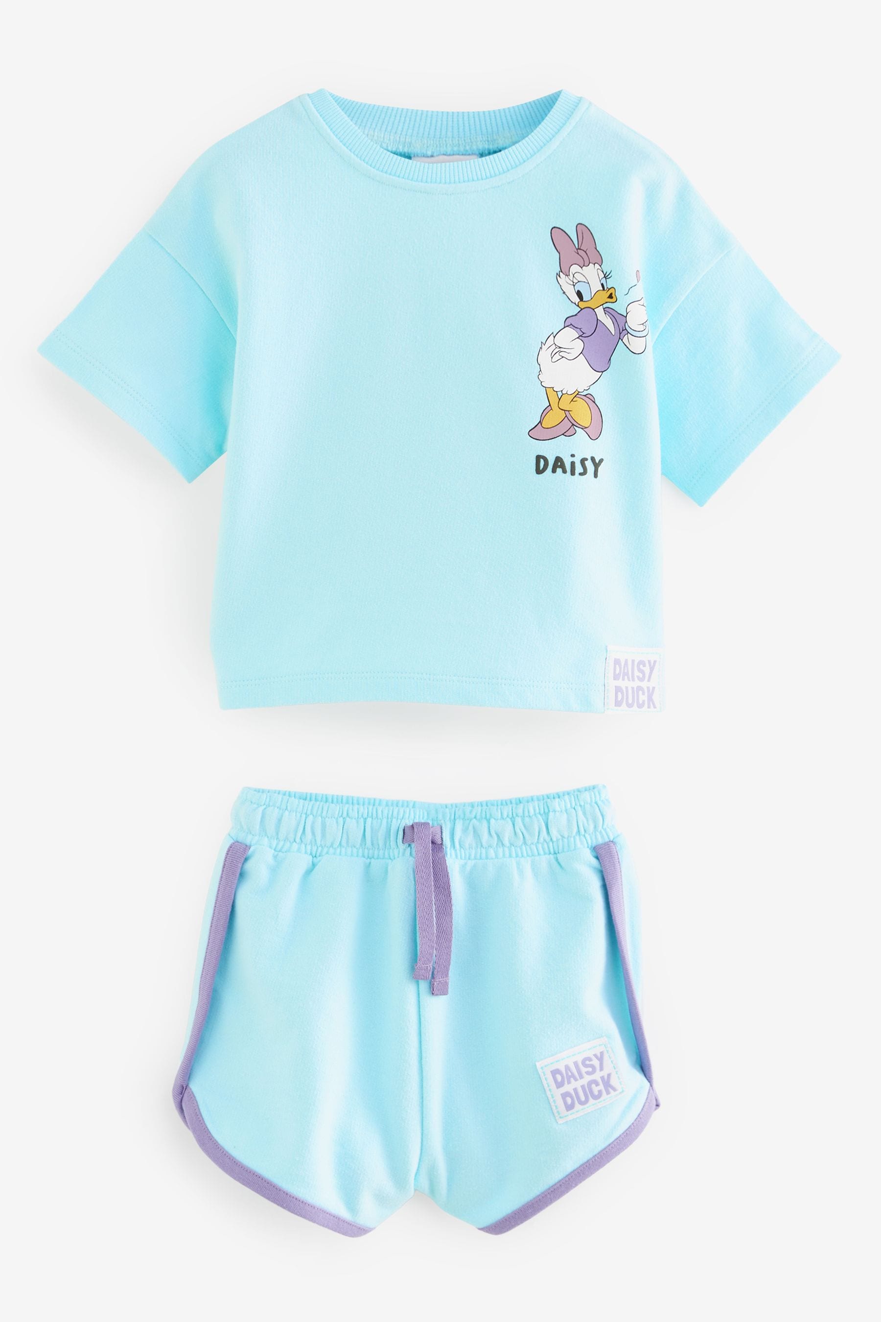 Blue Daisy Disney Shorts Set (3mths-7yrs)