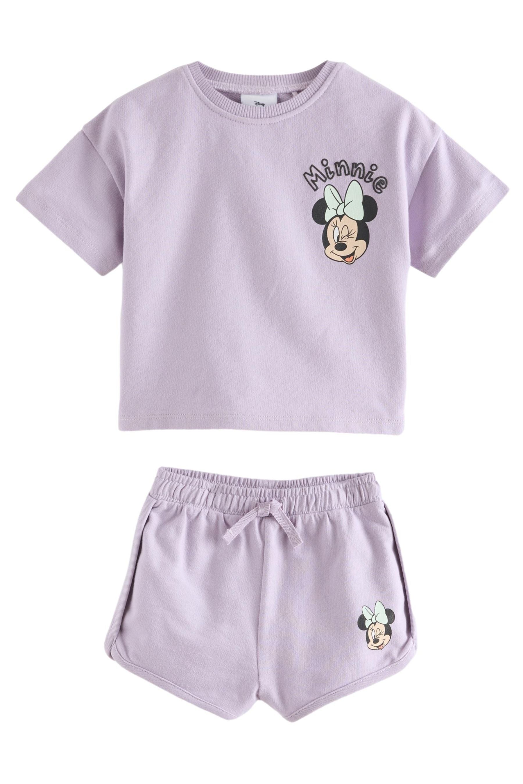 Purple Disney Shorts Set (3mths-7yrs)