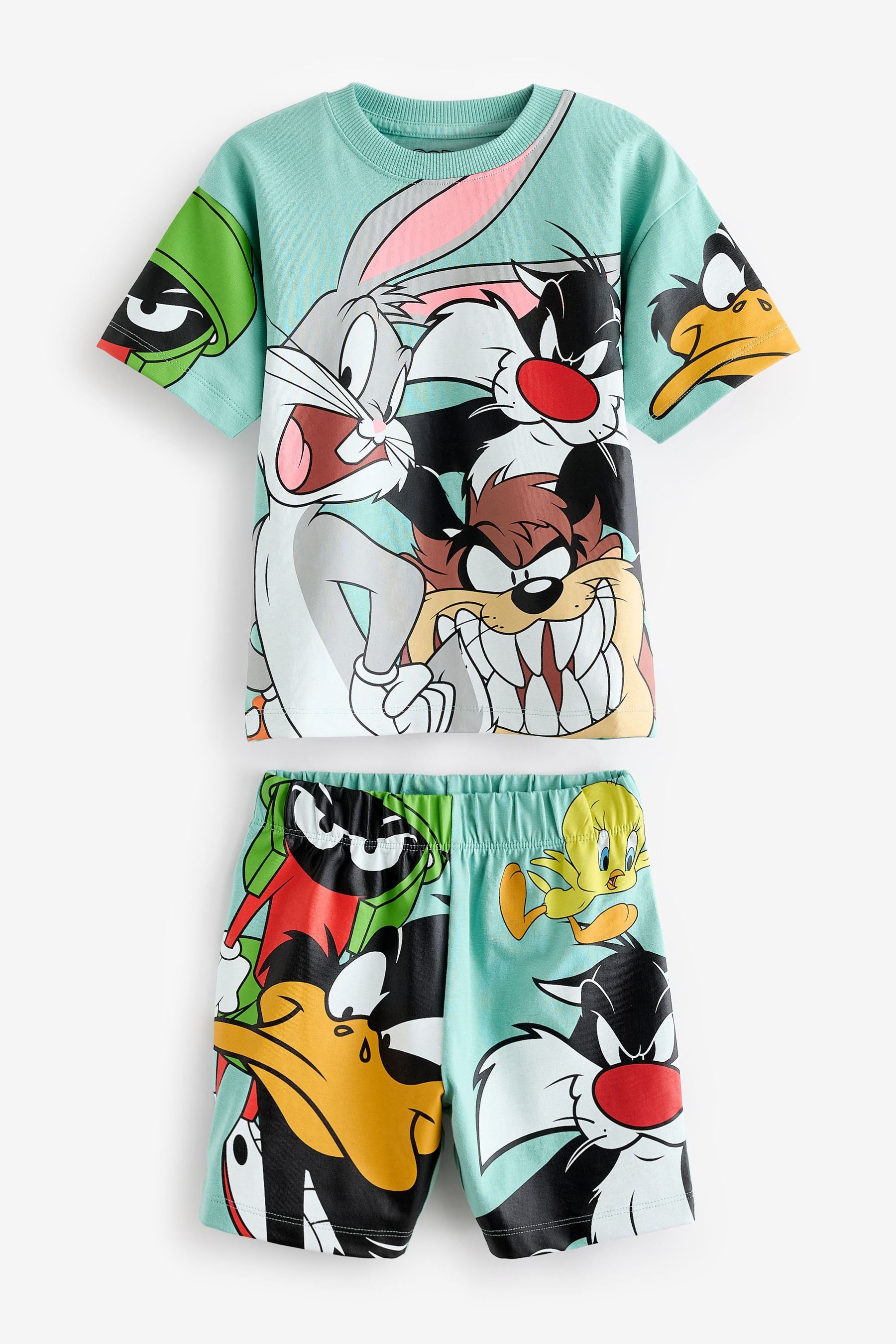 Green Looney Tunes Single License Pyjamas (9mths-9yrs)