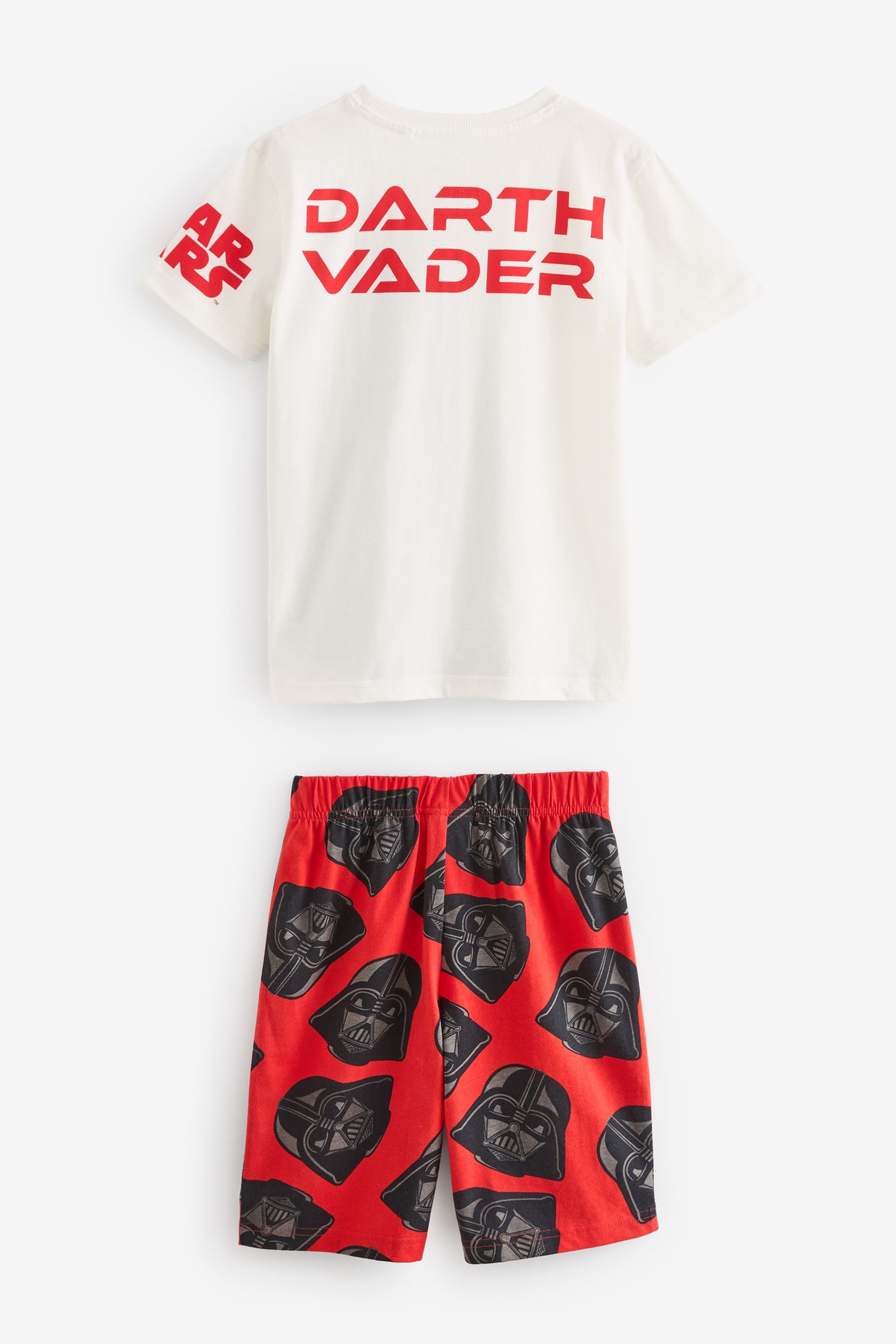 Black/White/Red Star Wars 2 Pack Short Pyjamas (3-14yrs)