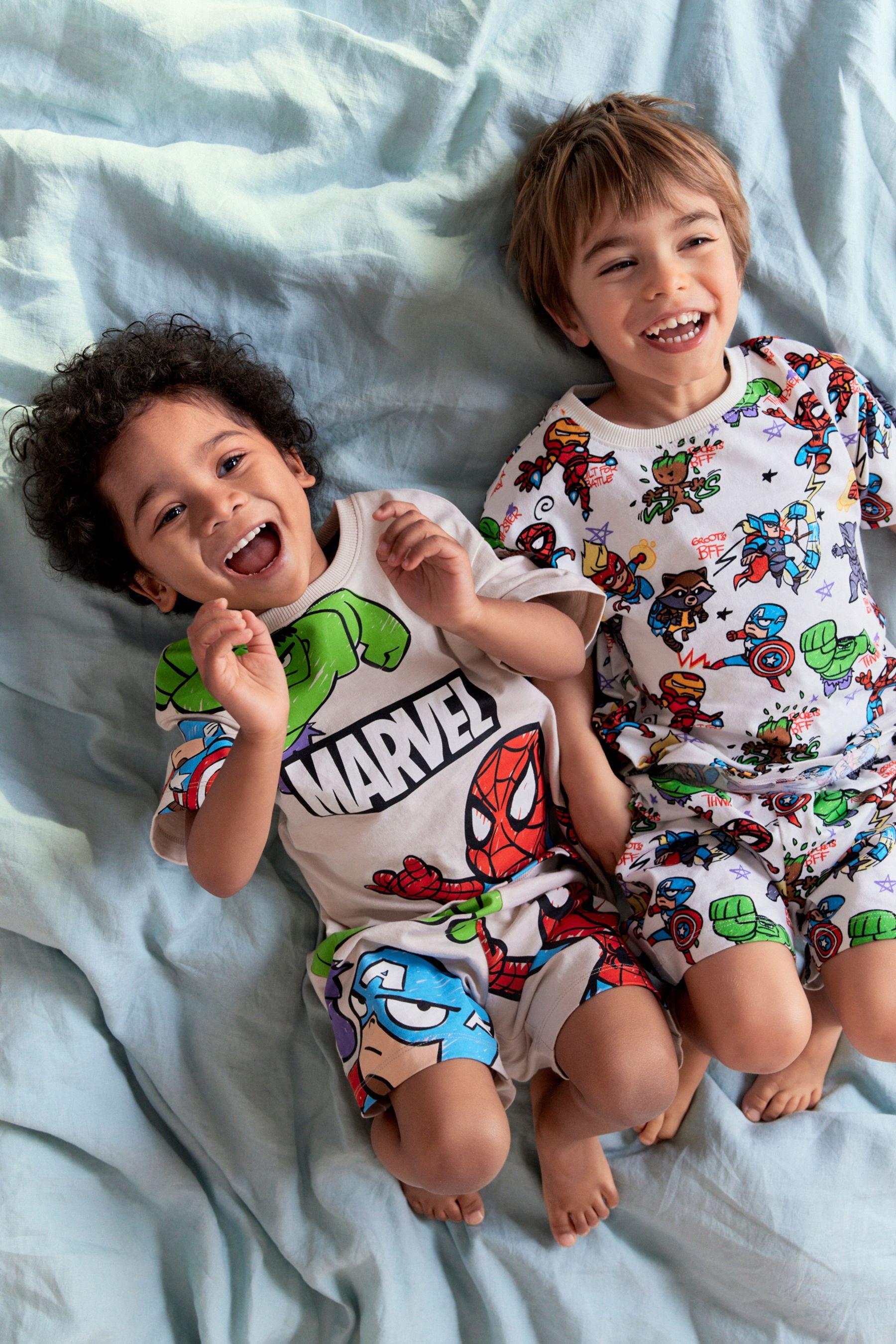 Marvel Neutral Short Pyjamas 2 Pack (12mths-12yrs)