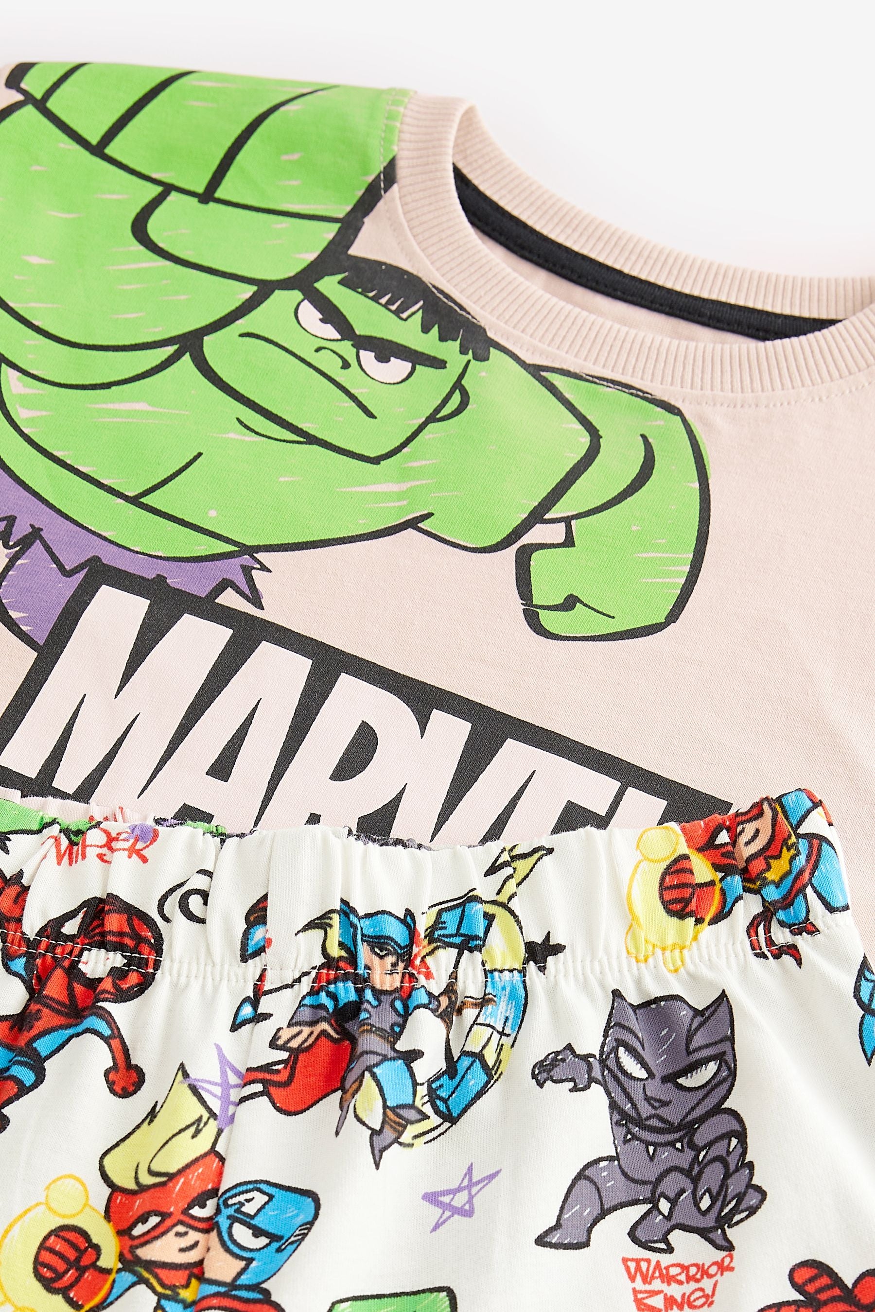 Marvel Neutral Short Pyjamas 2 Pack (12mths-12yrs)