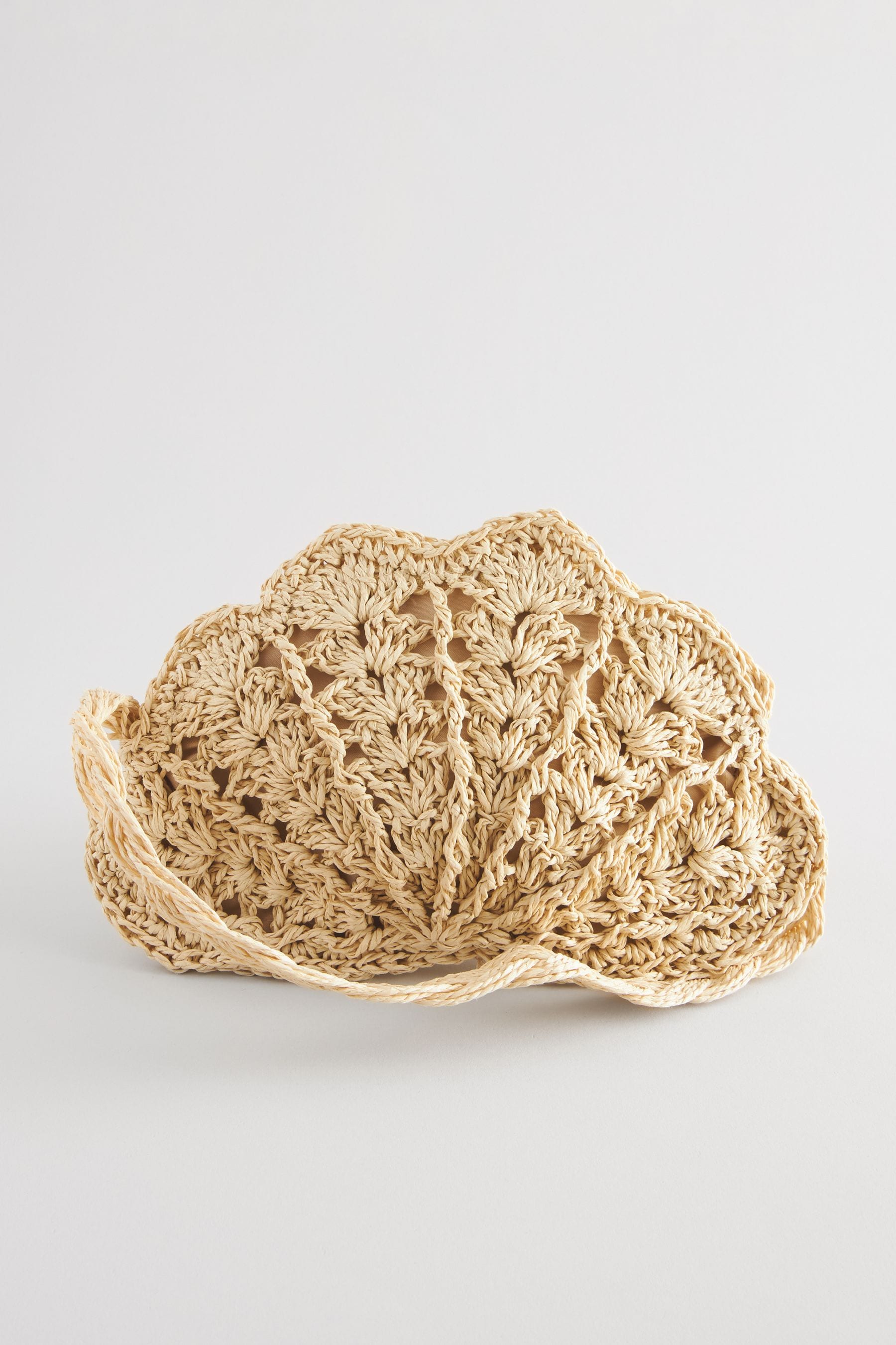 Natural Shell Straw Bag